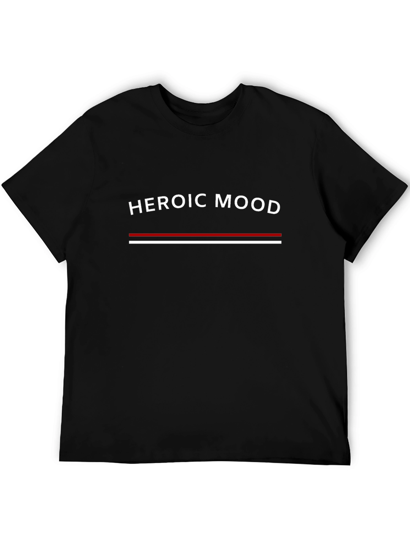 Heroic Mood Graphic Tee - Stylish Cotton Blend Shirt