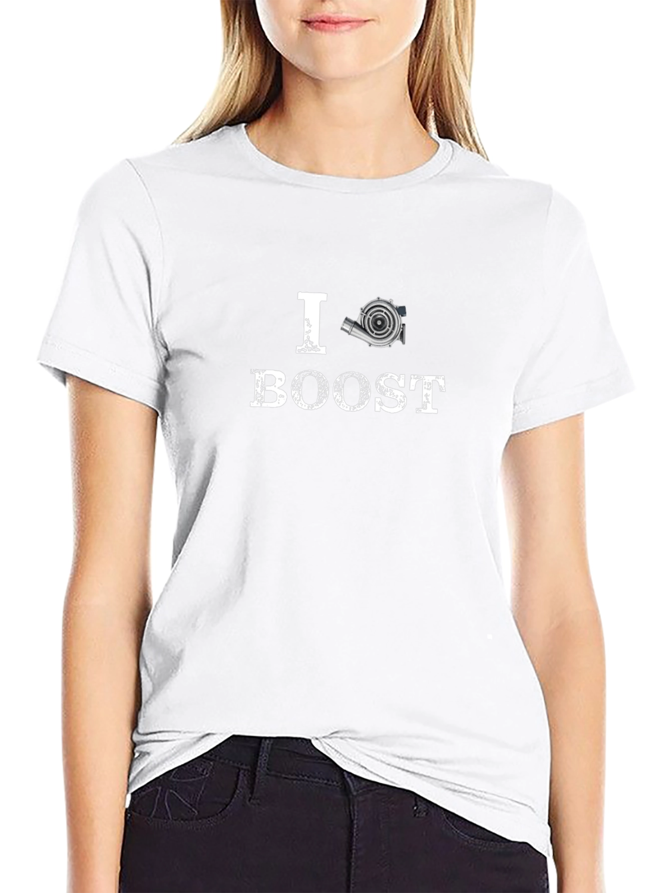 I Heart Boost Turbocharged T-Shirt - Black