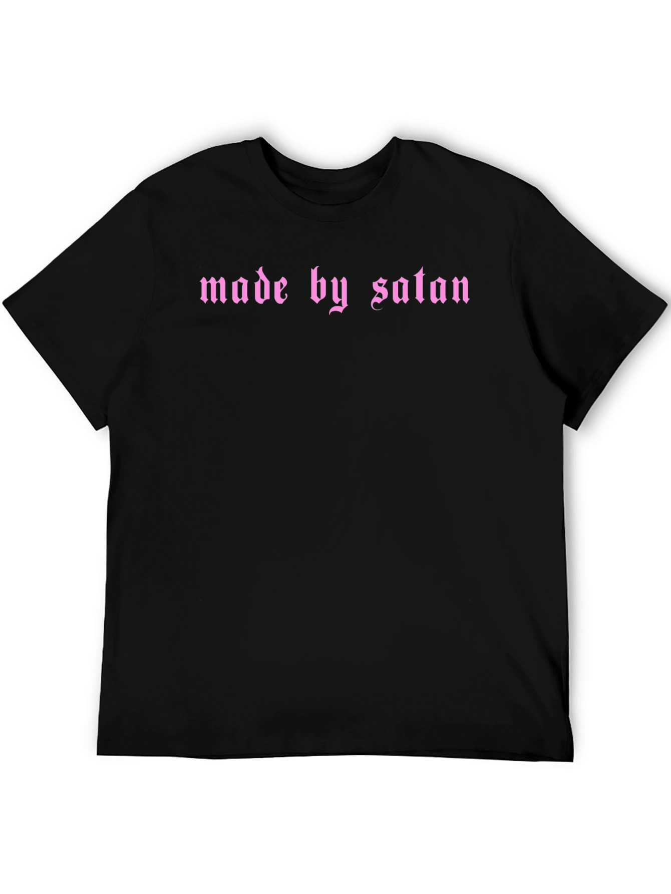 Made by Satan Graphic Tee - Edgy Gothic Style