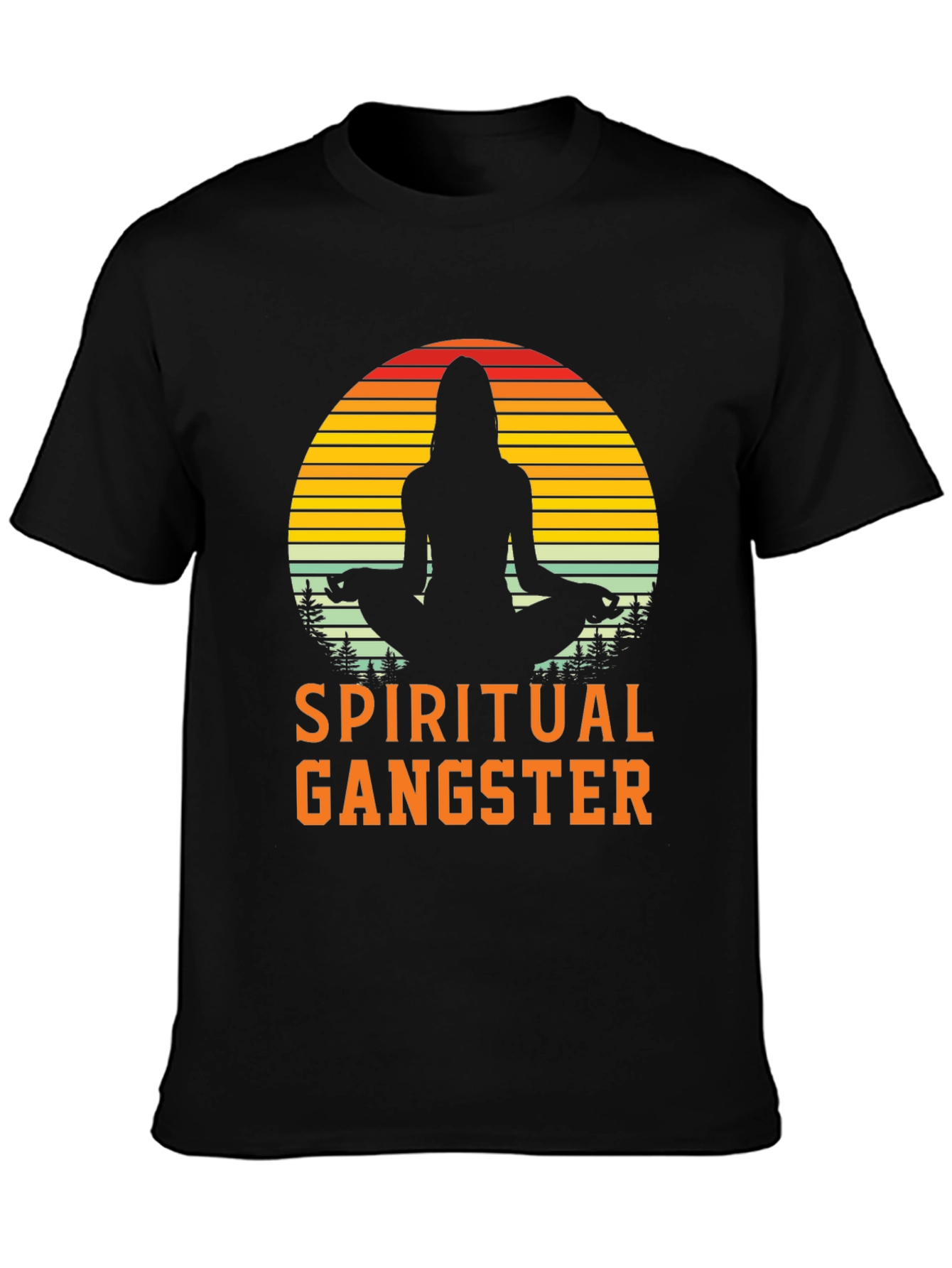 Spiritual Gangster T-Shirt - Meditation Graphic Tee