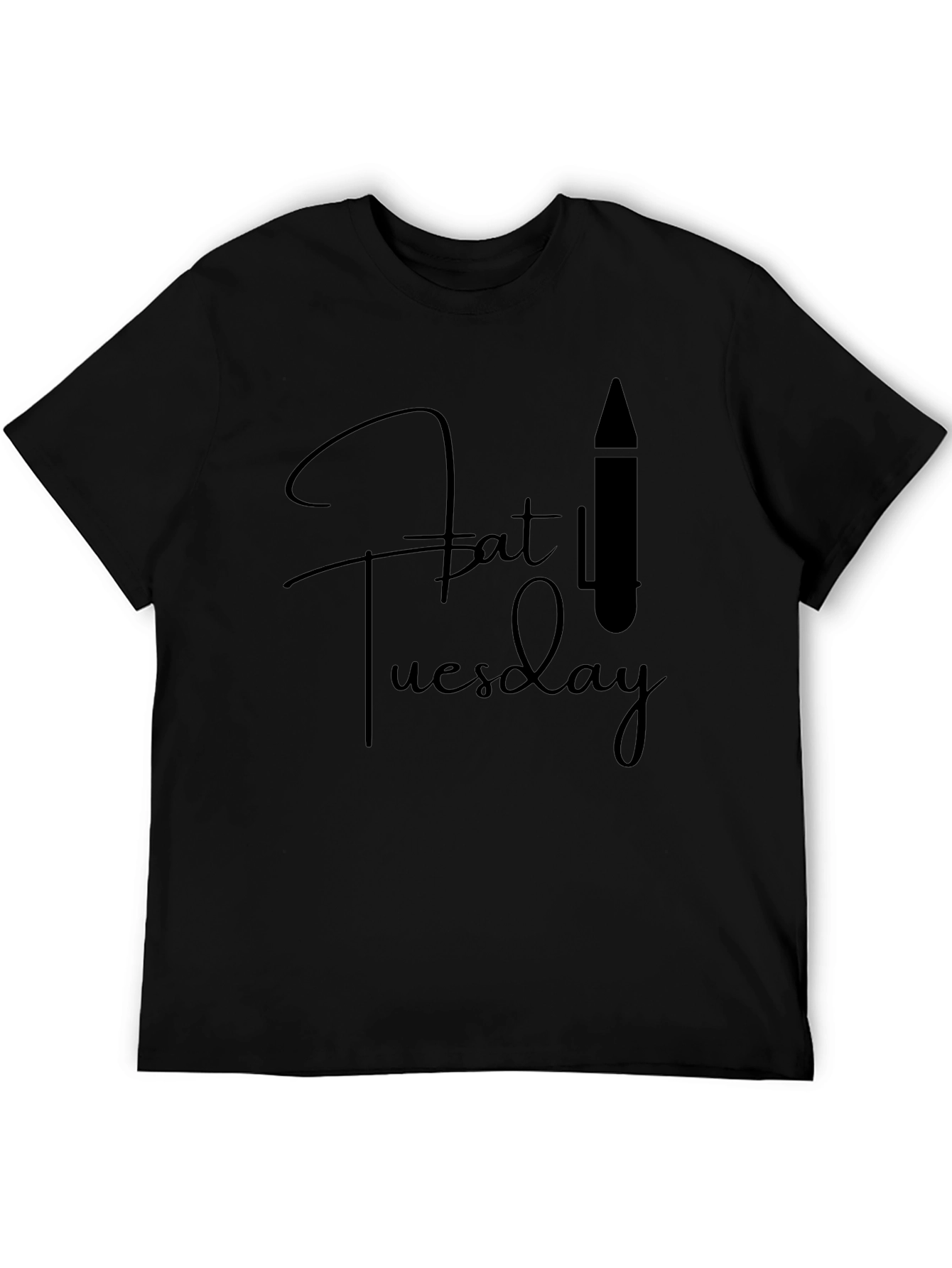 Fat Tuesday Graphic T-Shirt - Black