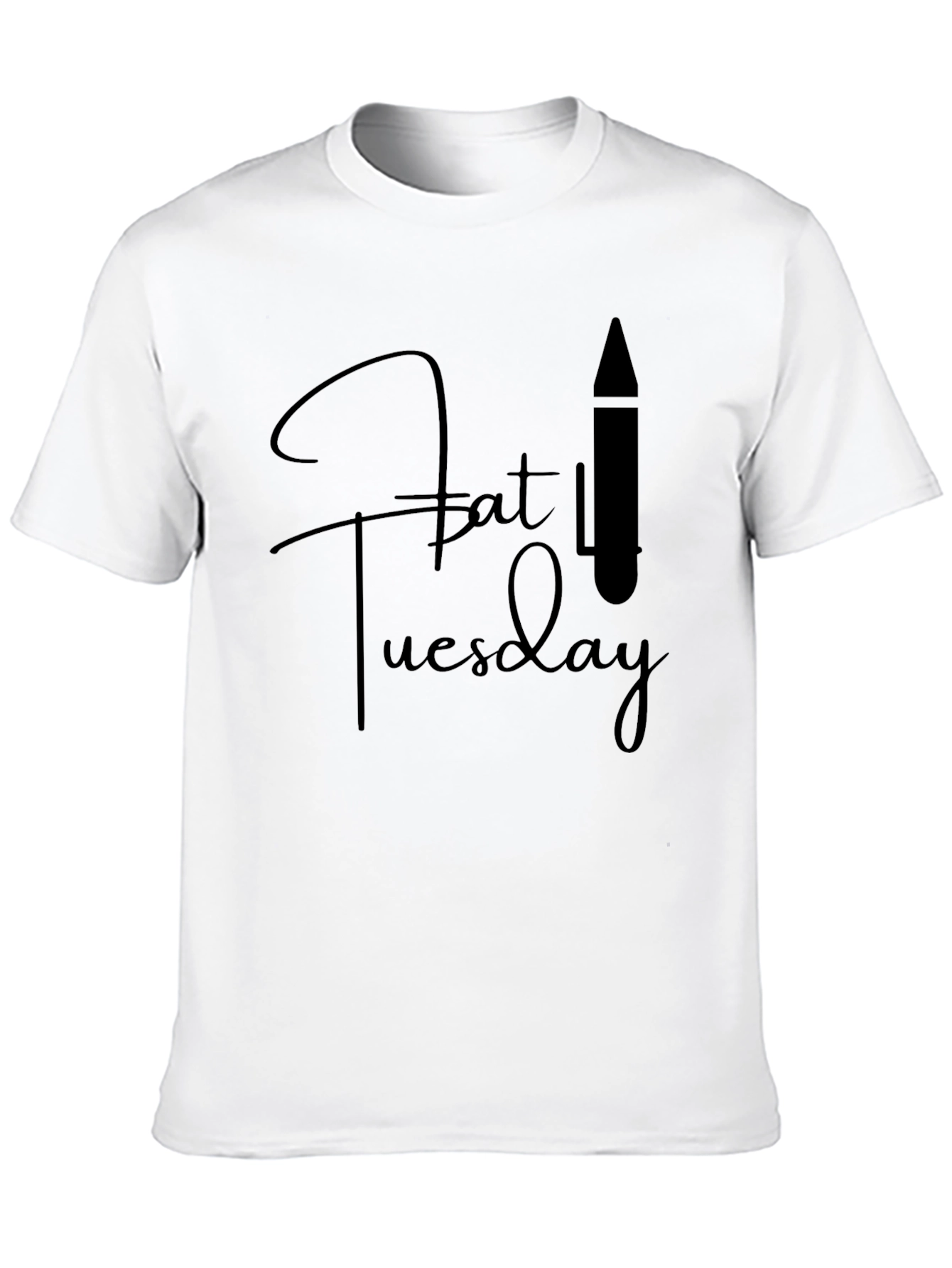 Fat Tuesday Graphic T-Shirt - Black
