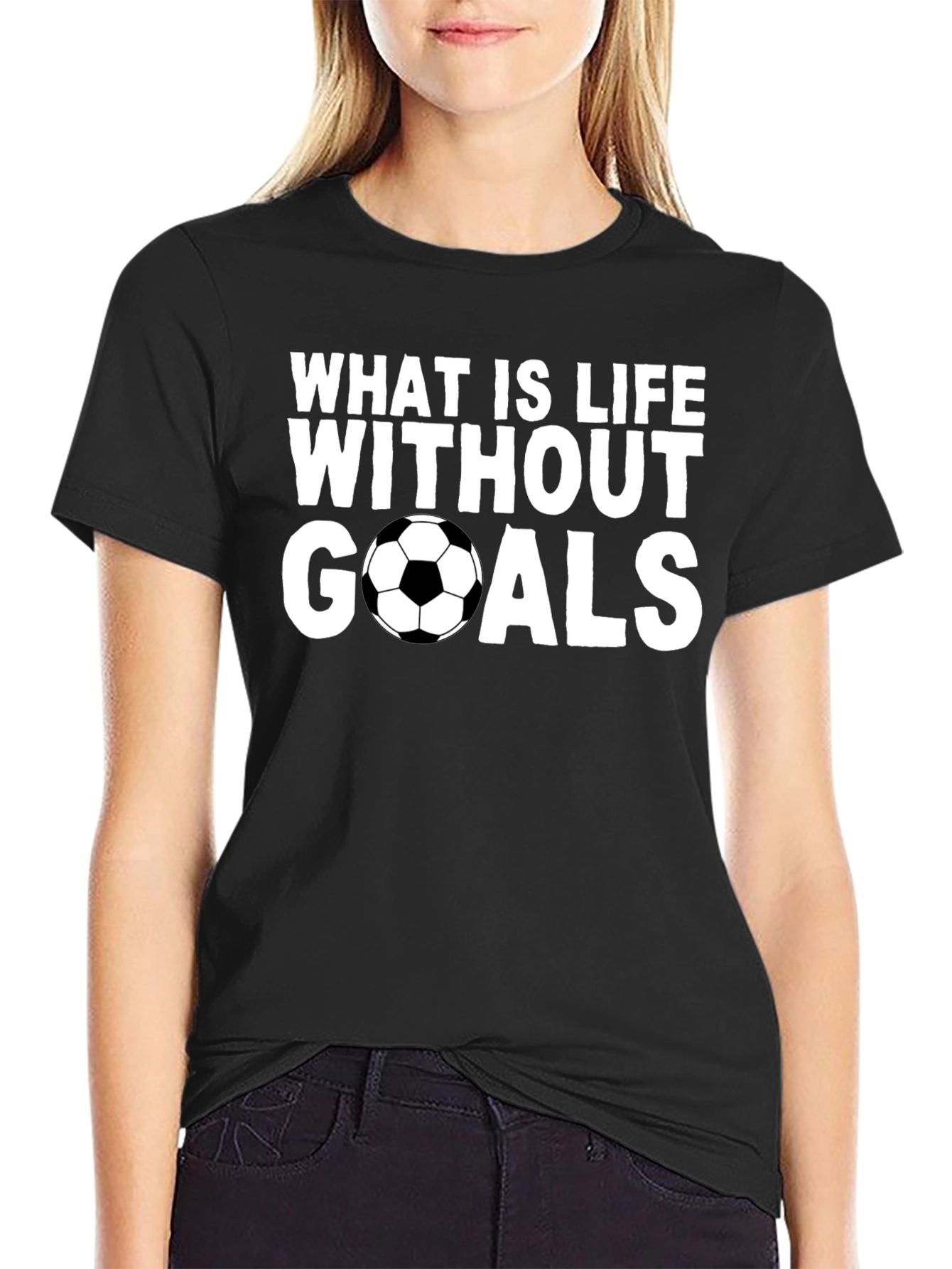 Soccer Goals T-Shirt - Life Without Goals Graphic Tee