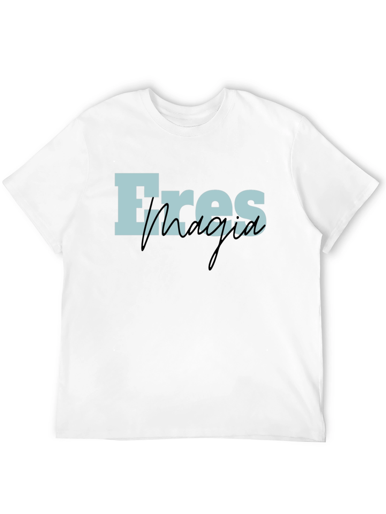 Eres Magia Graphic T-Shirt - Black Cotton Blend Tee