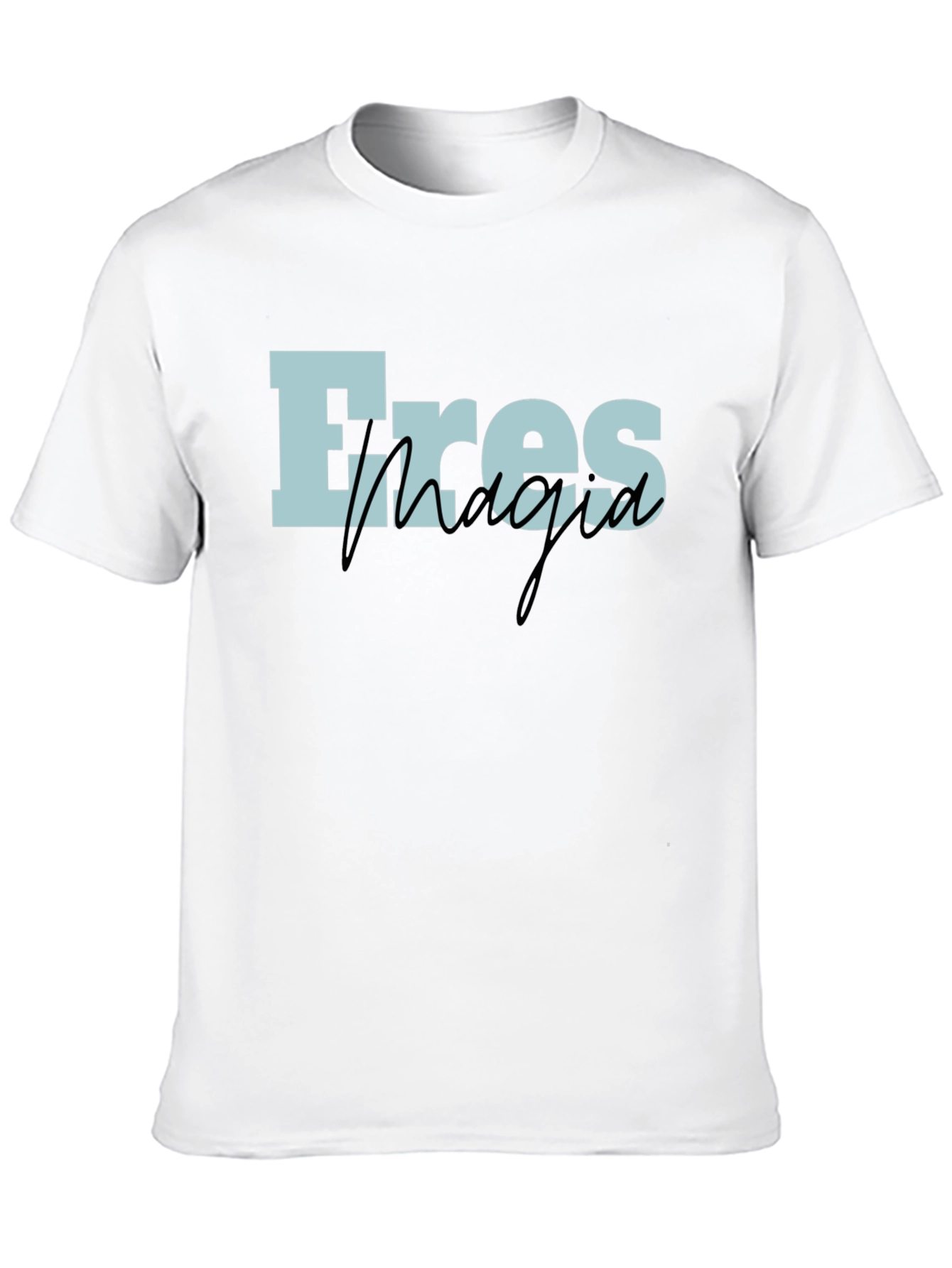 Eres Magia Graphic T-Shirt - Black Cotton Blend Tee