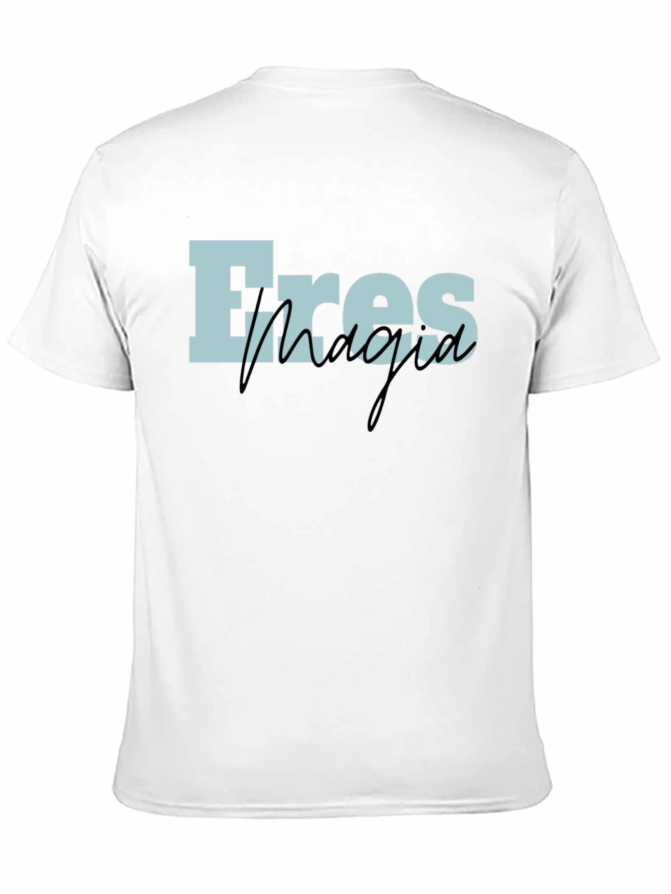 Eres Magia Graphic T-Shirt - Black Cotton Blend Tee