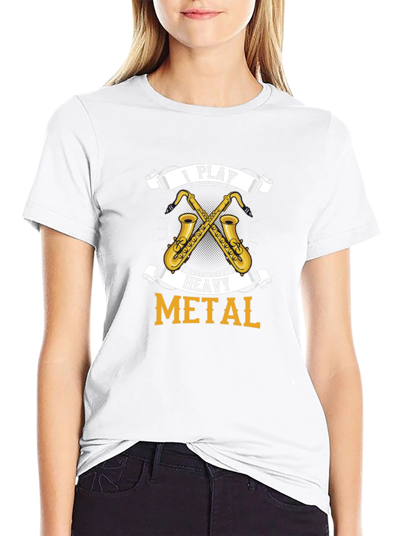 I Play Heavy Metal Saxophone T-Shirt