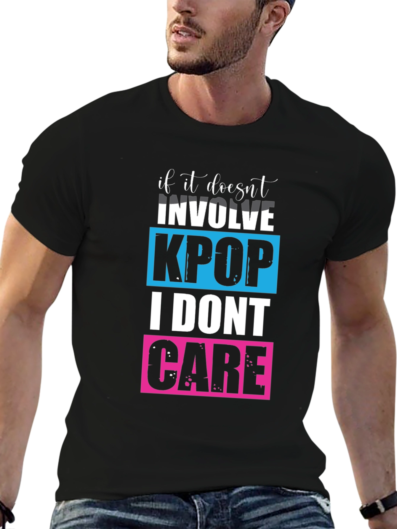 Kpop Lovers T-shirt - I Dont Care!