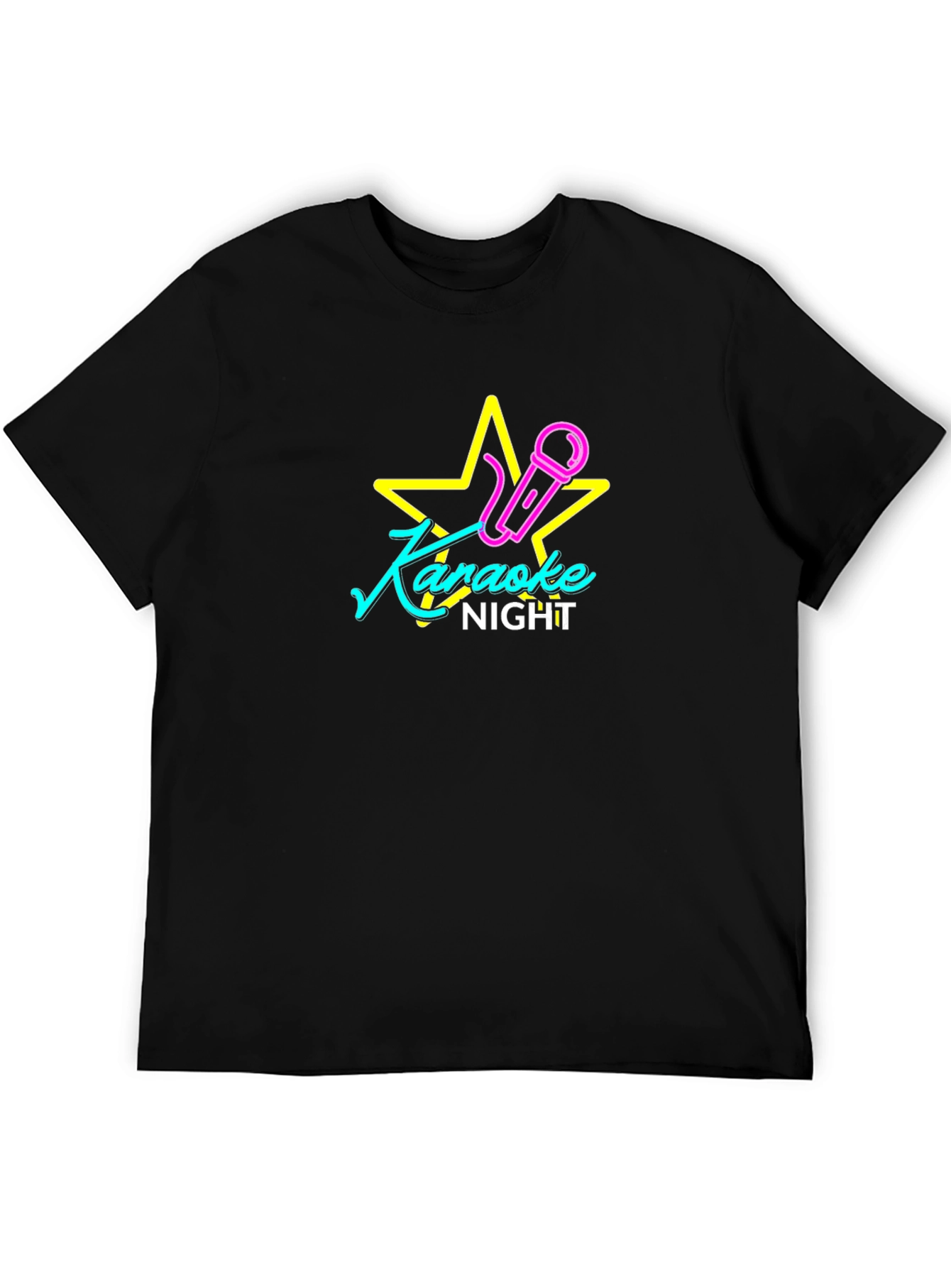 Karaoke Night Black T-Shirt