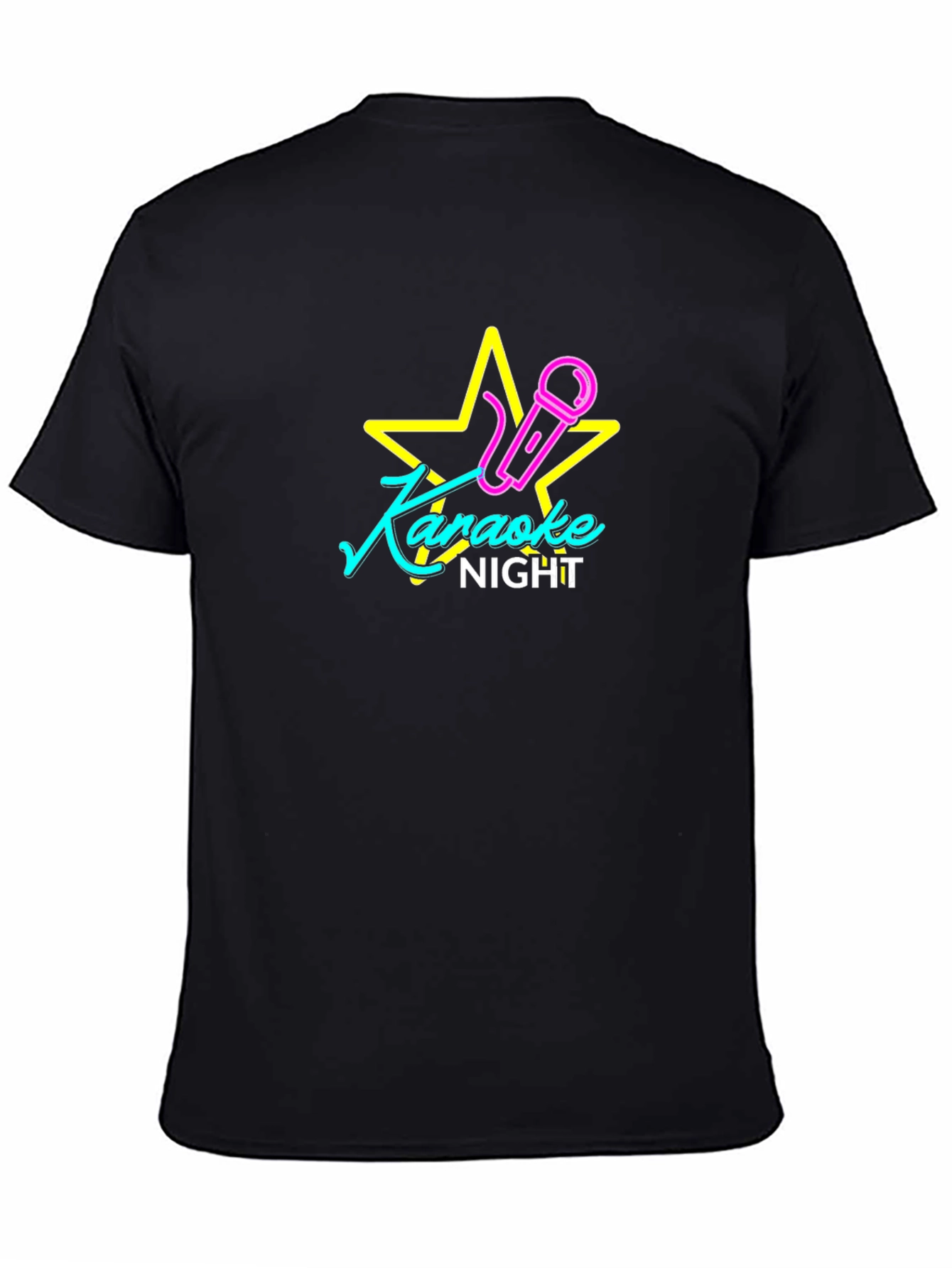 Karaoke Night Black T-Shirt