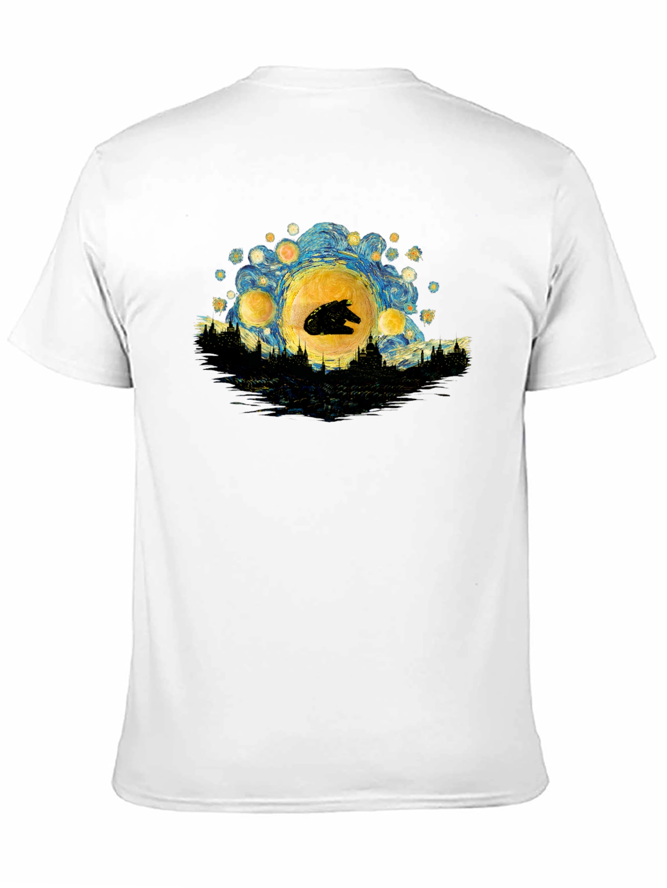 Starry Night Millennium Falcon T-Shirt