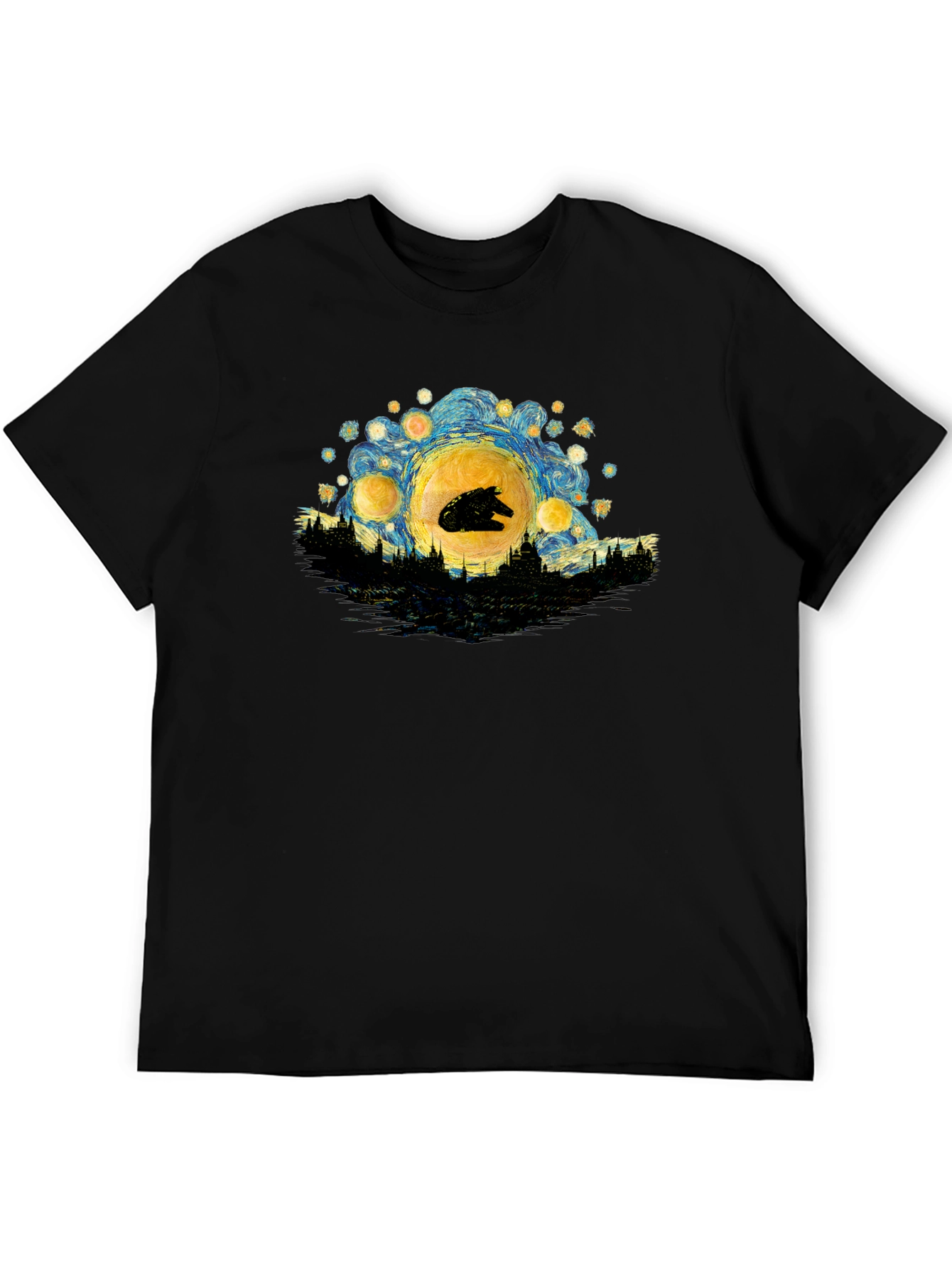 Starry Night Millennium Falcon T-Shirt