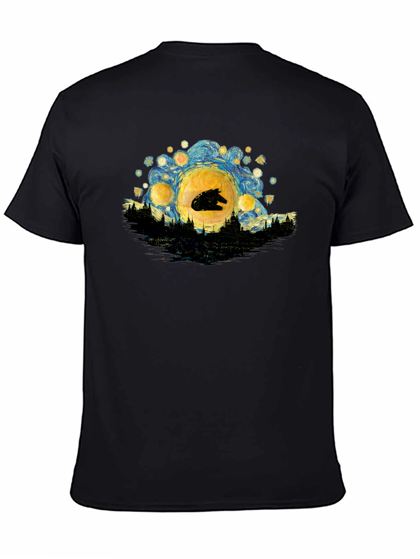 Starry Night Millennium Falcon T-Shirt