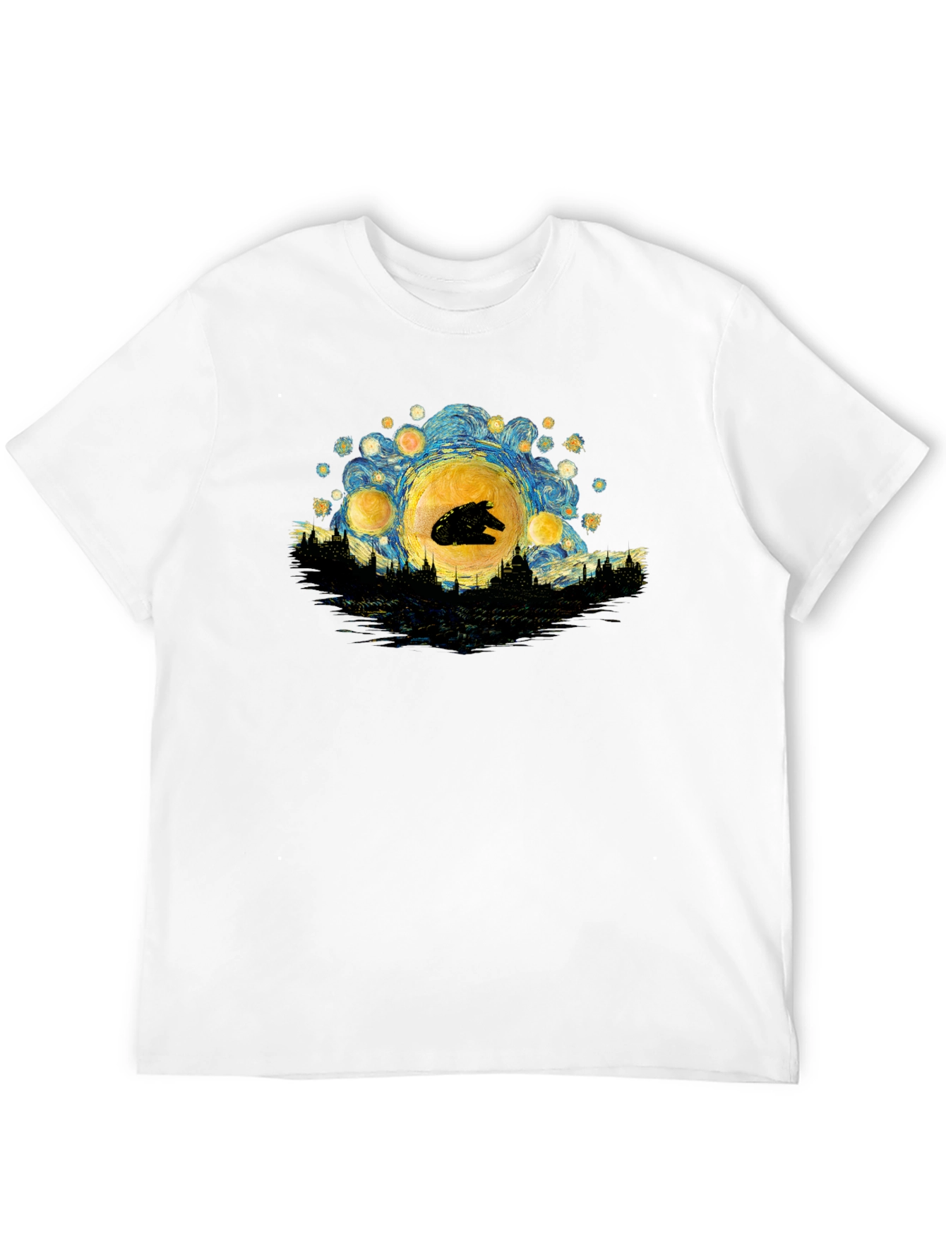 Starry Night Millennium Falcon T-Shirt