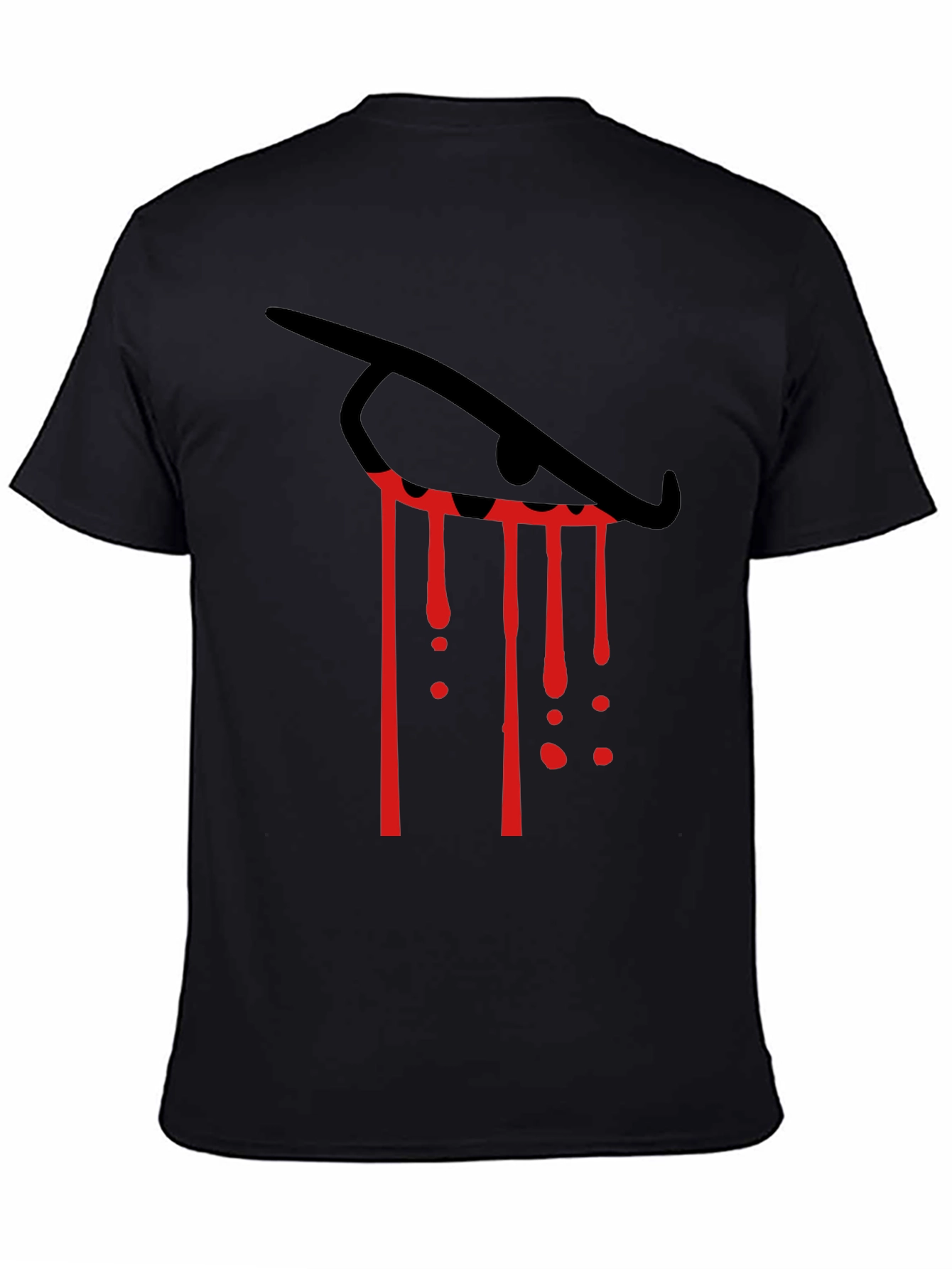 Eye Tears Blood Red Graphic Tee