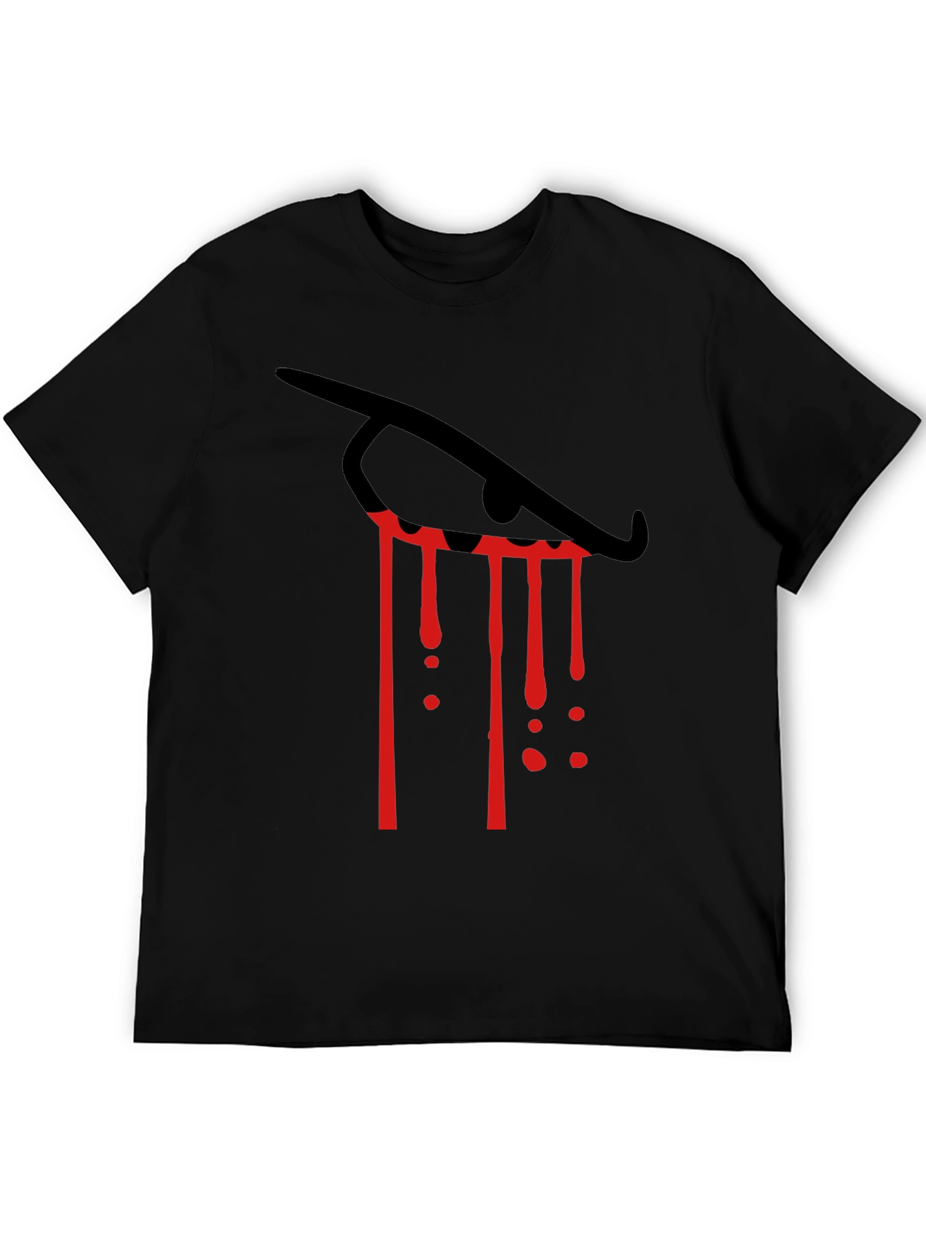 Eye Tears Blood Red Graphic Tee