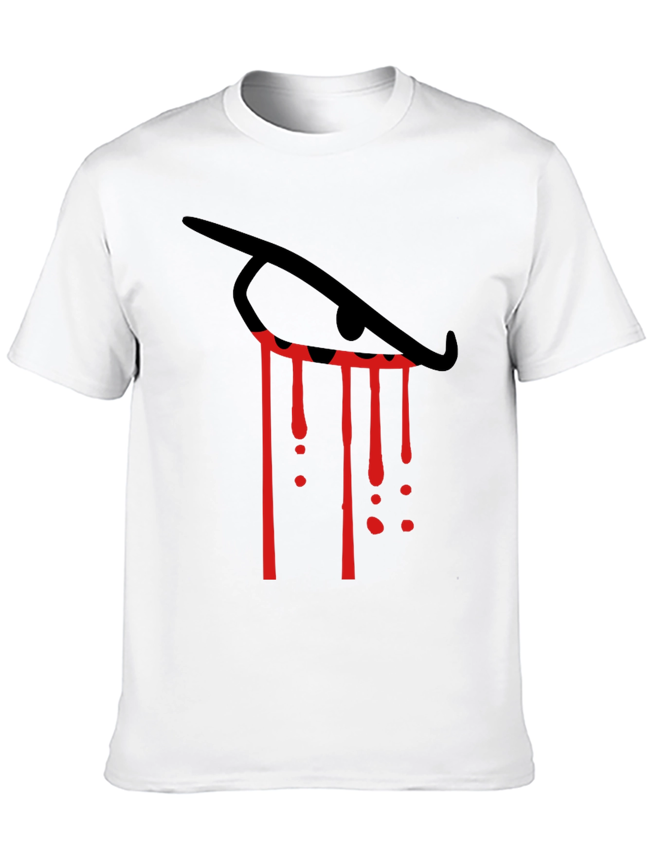 Eye Tears Blood Red Graphic Tee