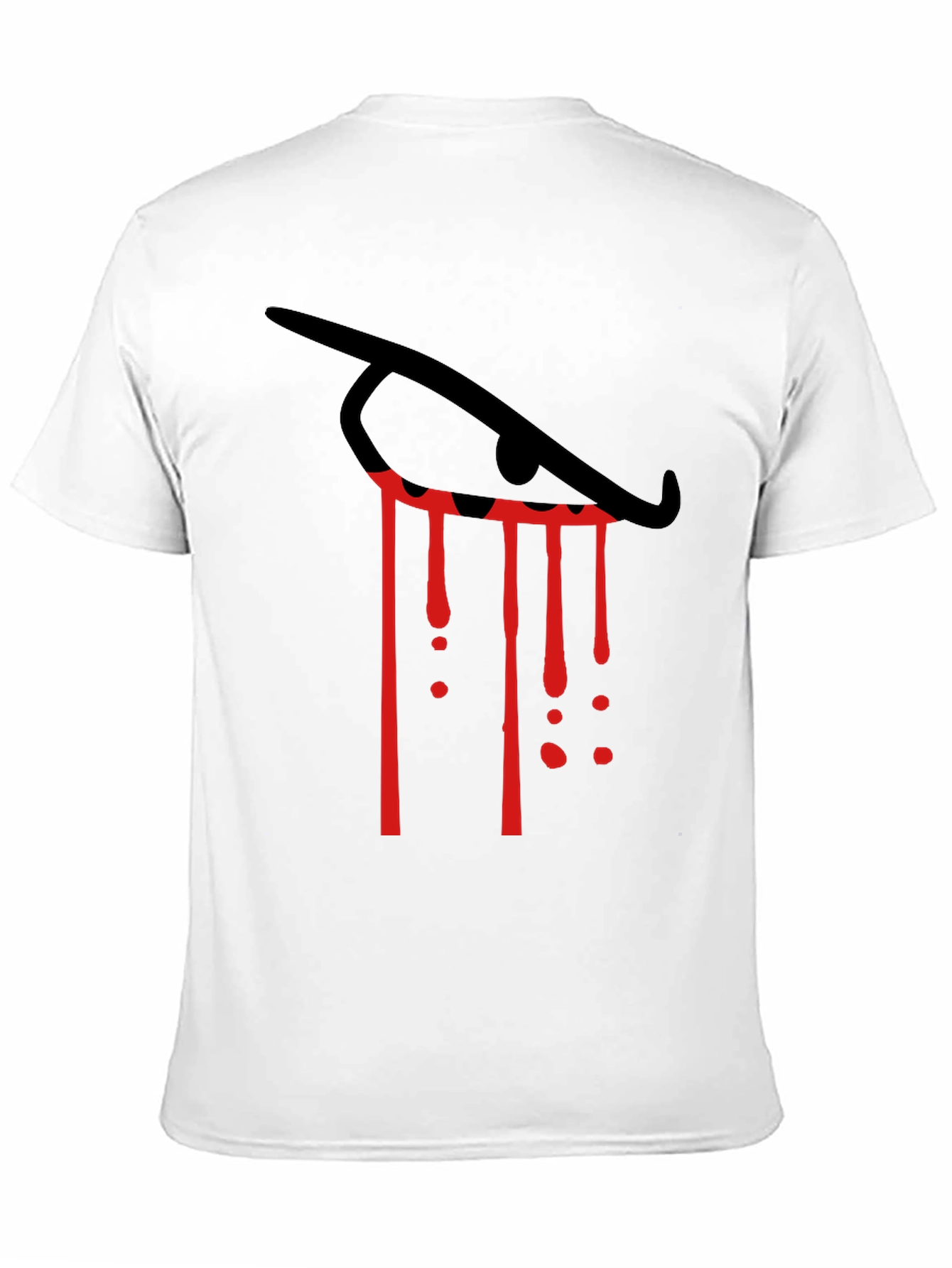 Eye Tears Blood Red Graphic Tee