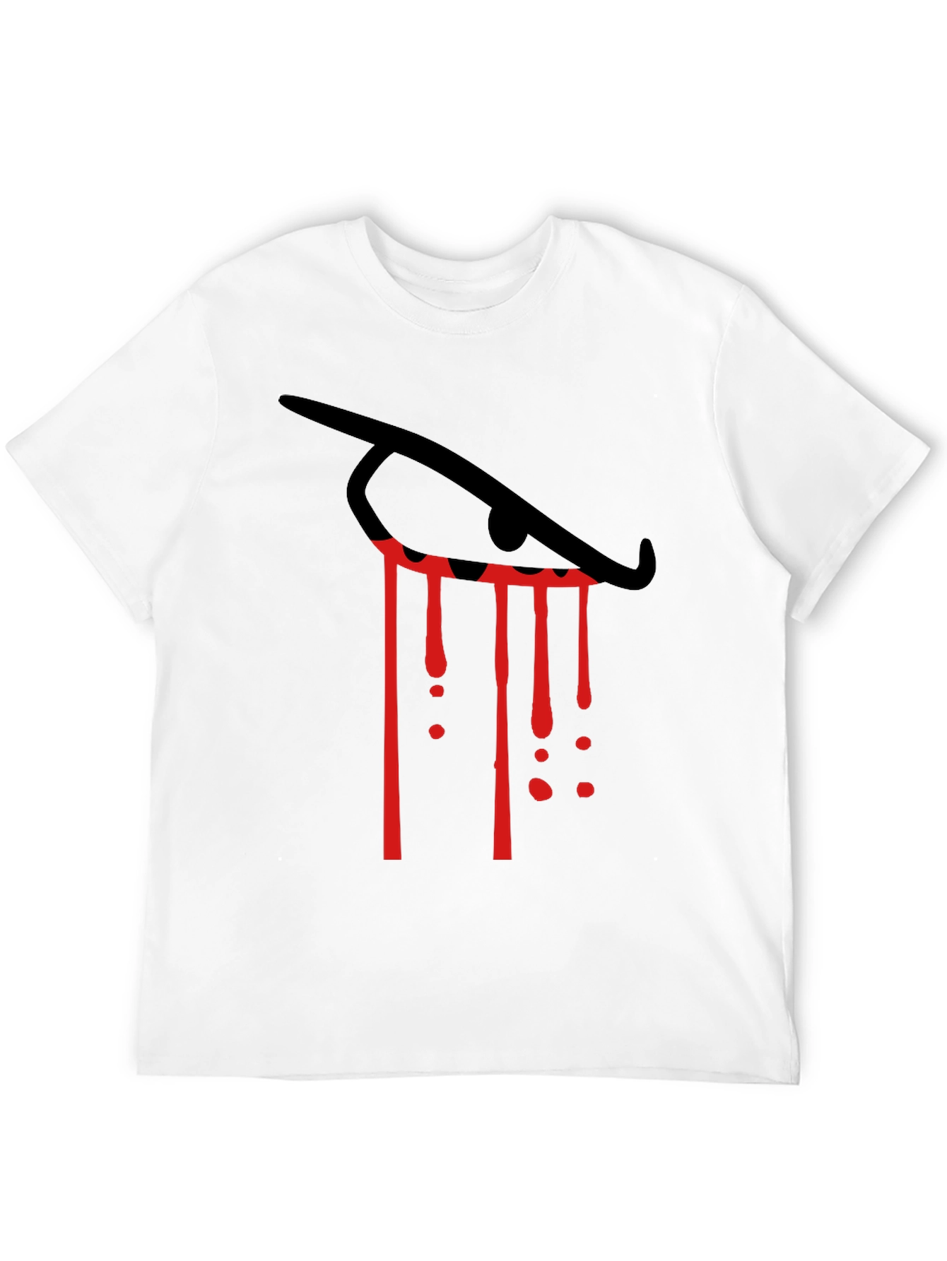 Eye Tears Blood Red Graphic Tee