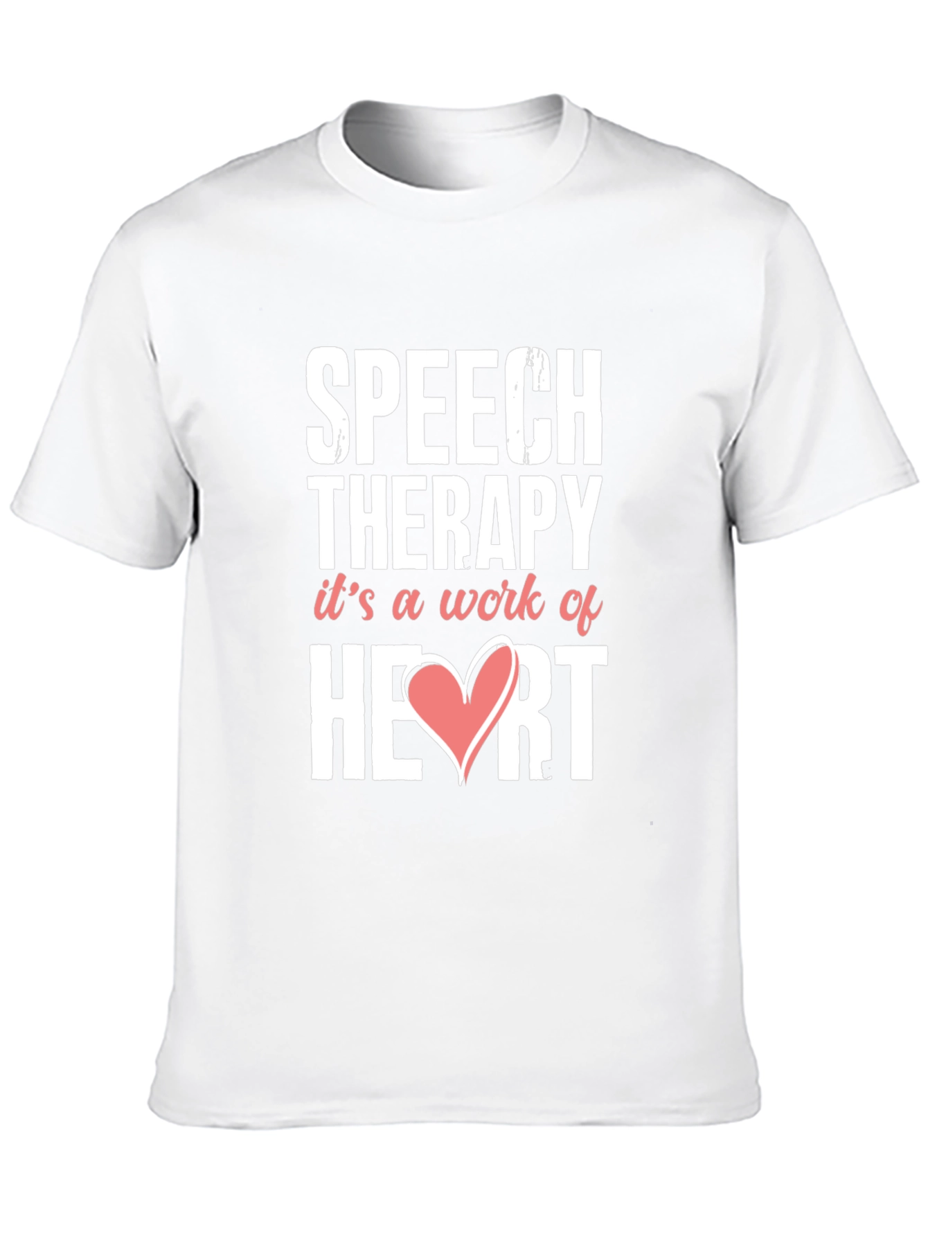 Speech Therapy Heart T-Shirt - Therapist Gift