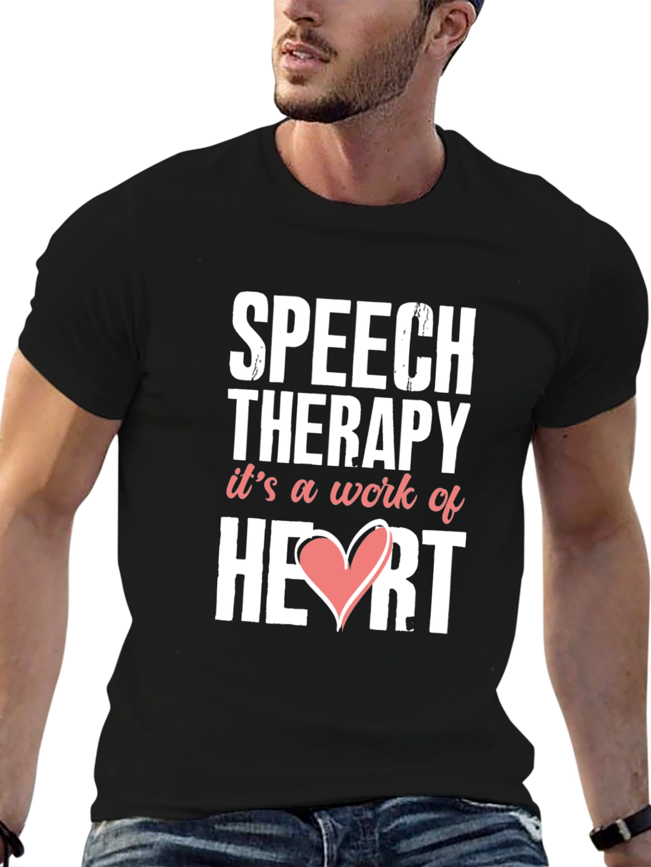 Speech Therapy Heart T-Shirt - Therapist Gift