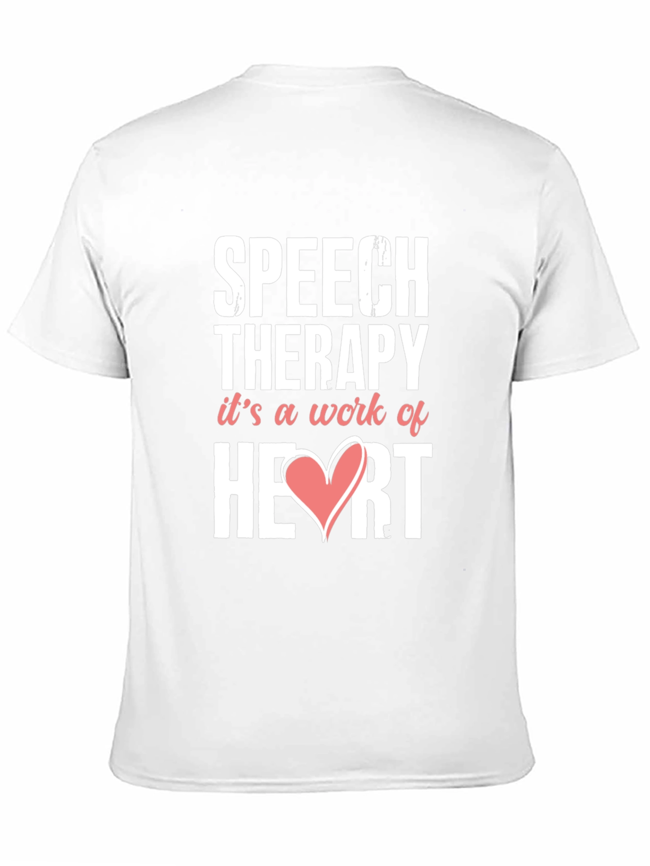Speech Therapy Heart T-Shirt - Therapist Gift