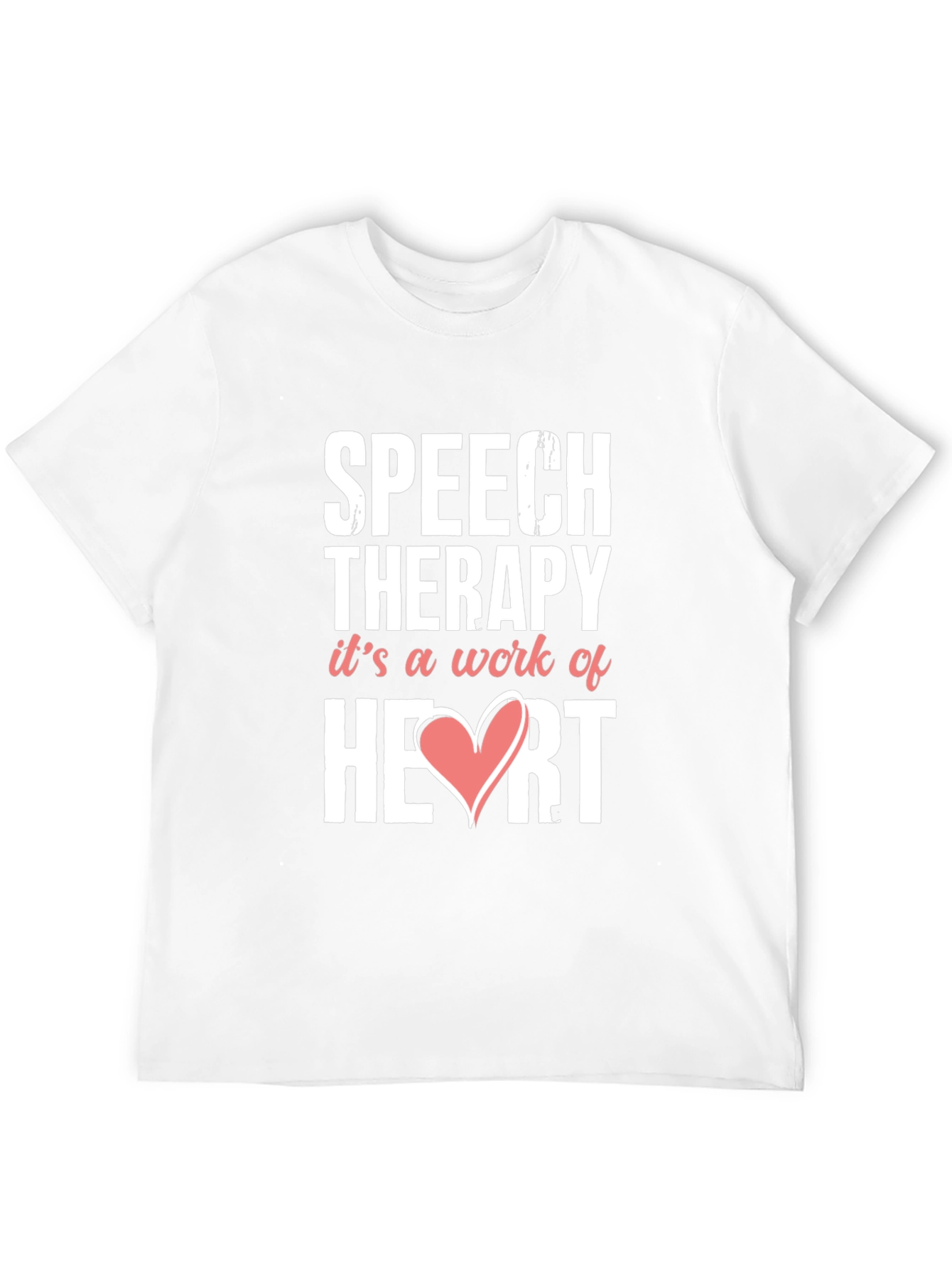 Speech Therapy Heart T-Shirt - Therapist Gift