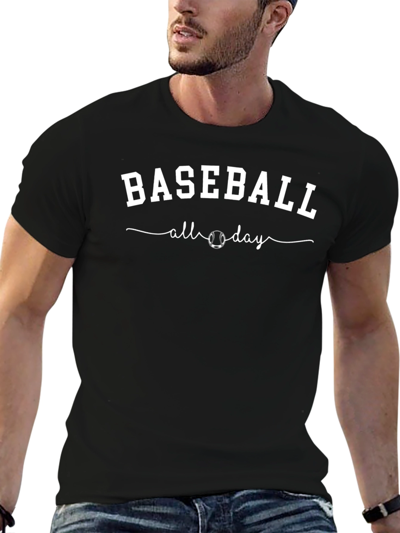 Baseball All Day Graphic Tee