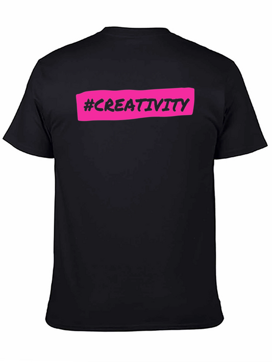 Creativity T-Shirt - Black Cotton Tee