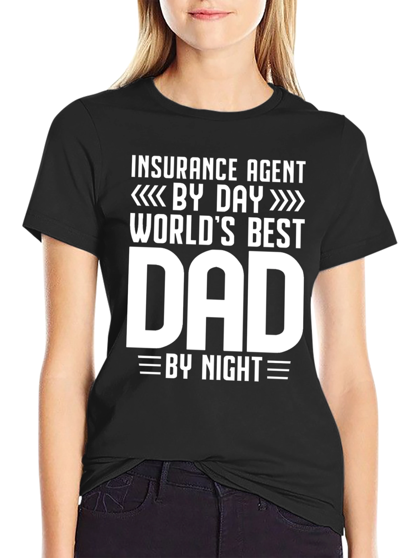 Insurance Agent Dad Graphic Tee - Worlds Best!
