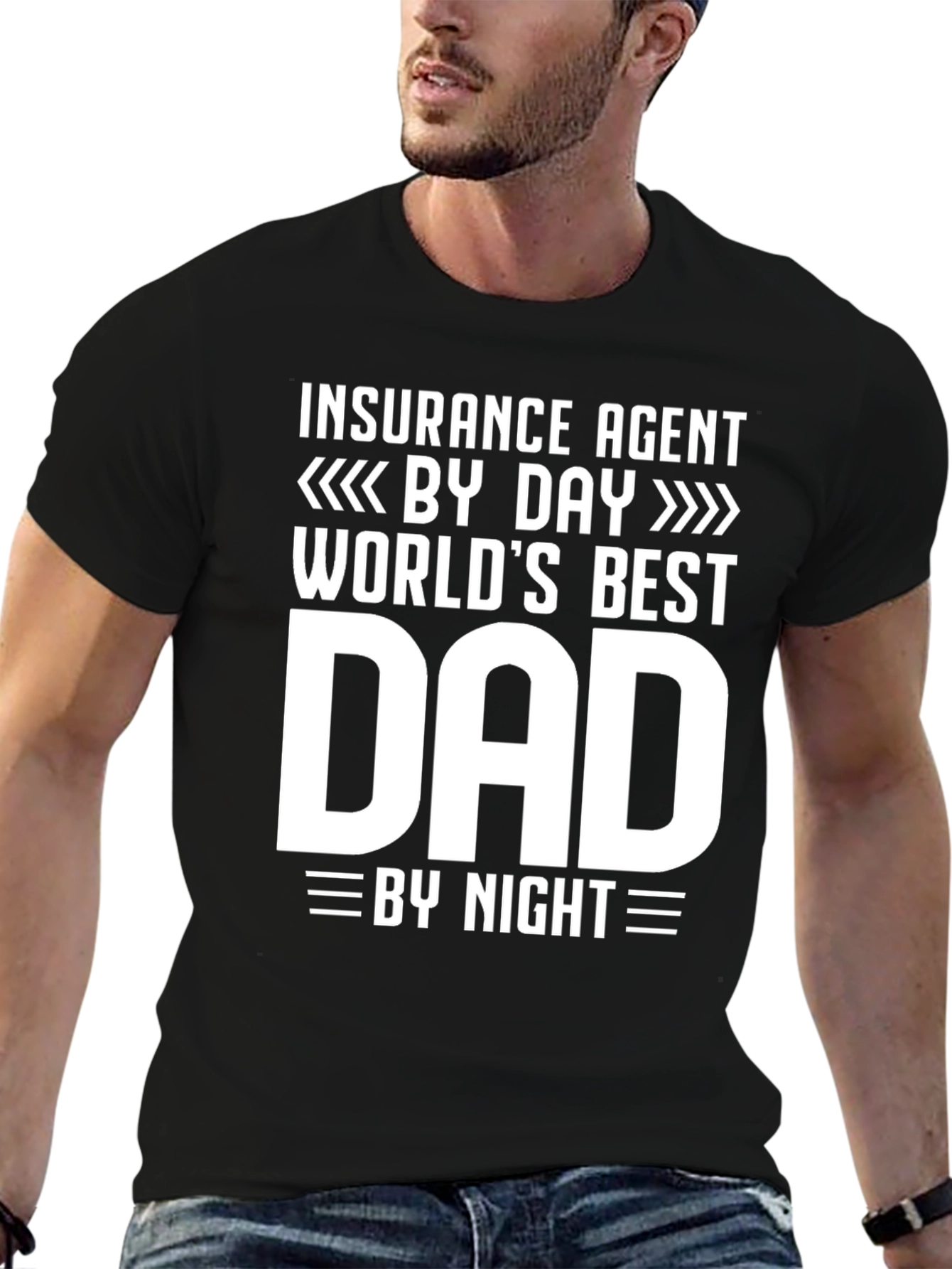Insurance Agent Dad Graphic Tee - Worlds Best!