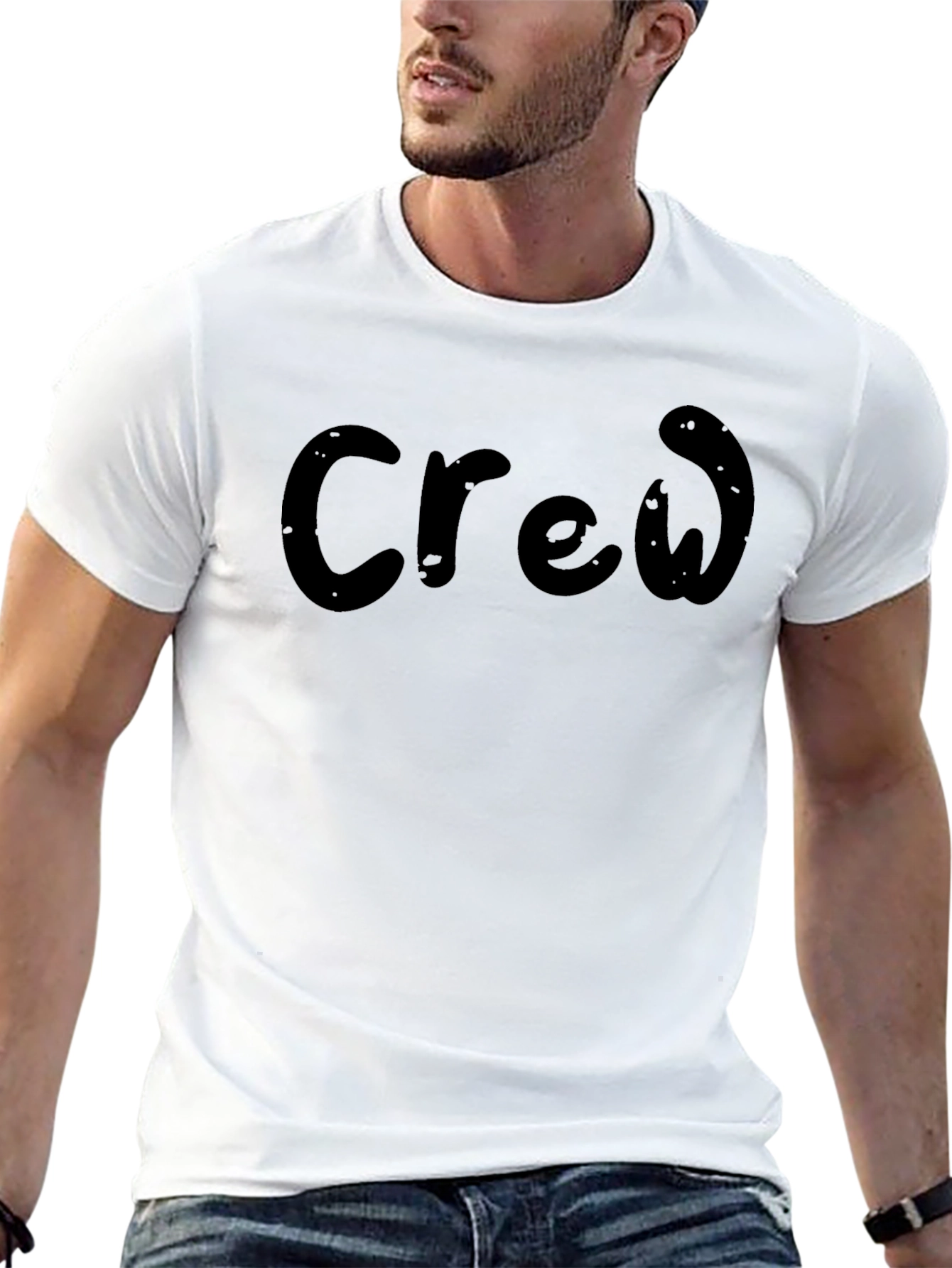 Crew Black T-Shirt - Casual Style