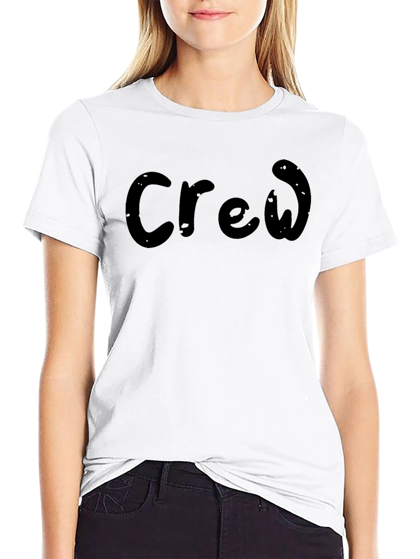 Crew Black T-Shirt - Casual Style