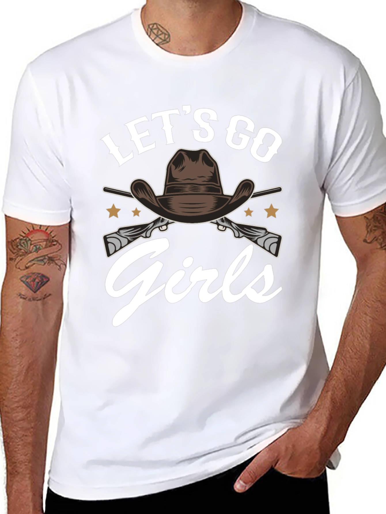 Lets Go Girls T-Shirt: Country Western Style