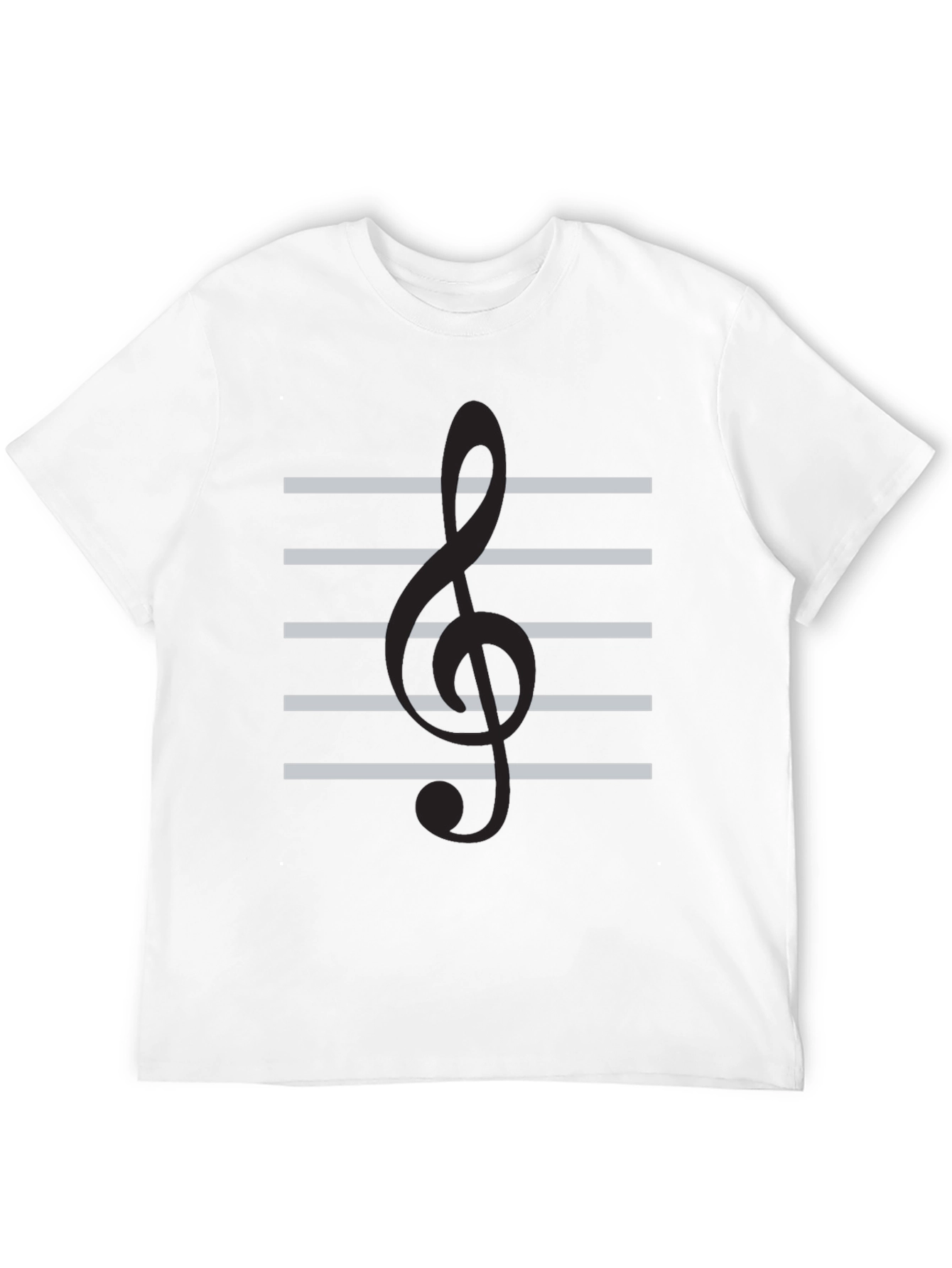 Musical Clef T-Shirt - Stylish Music Lover Tee