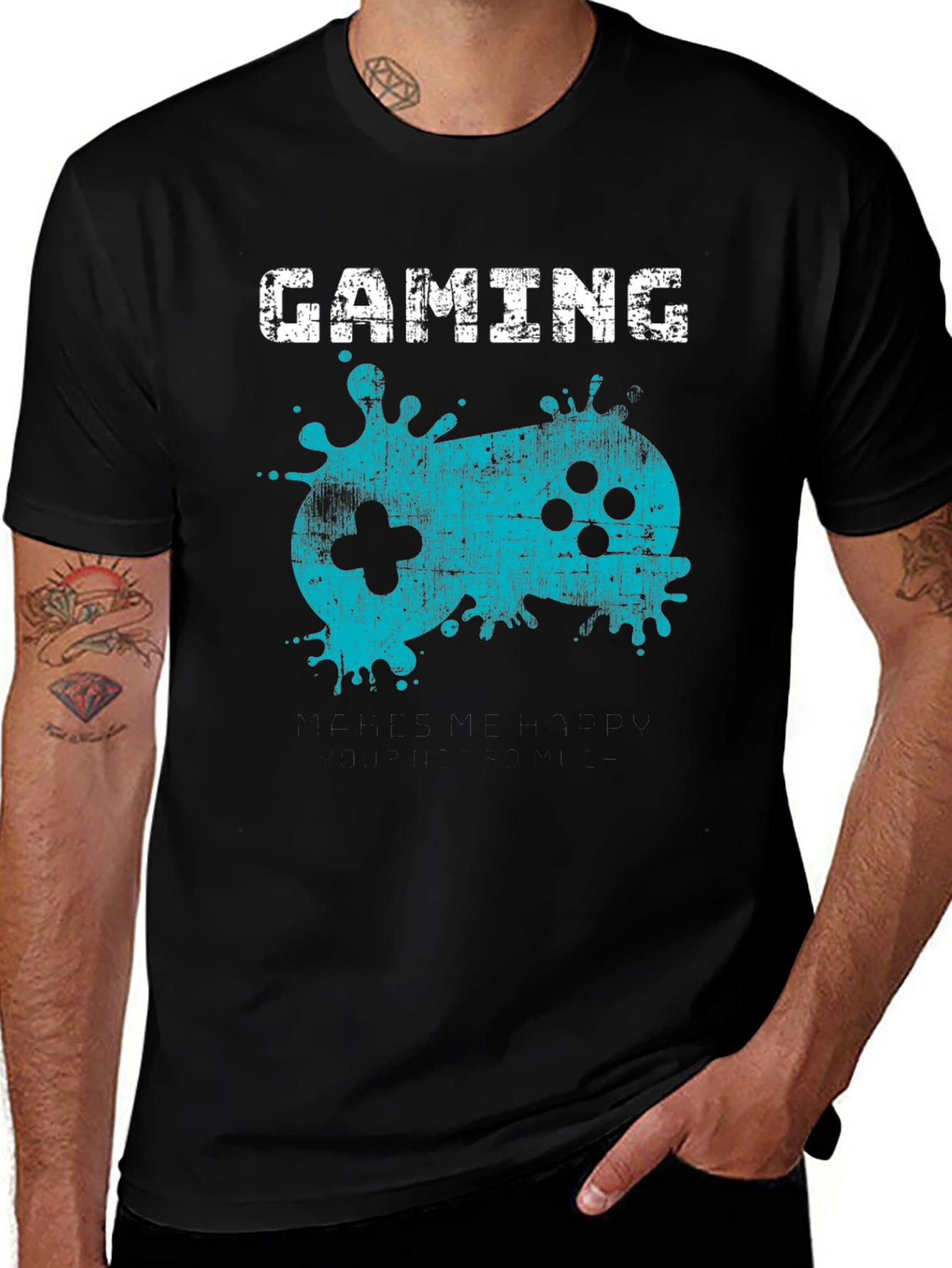 Gaming Splash T-Shirt - Gamer Style