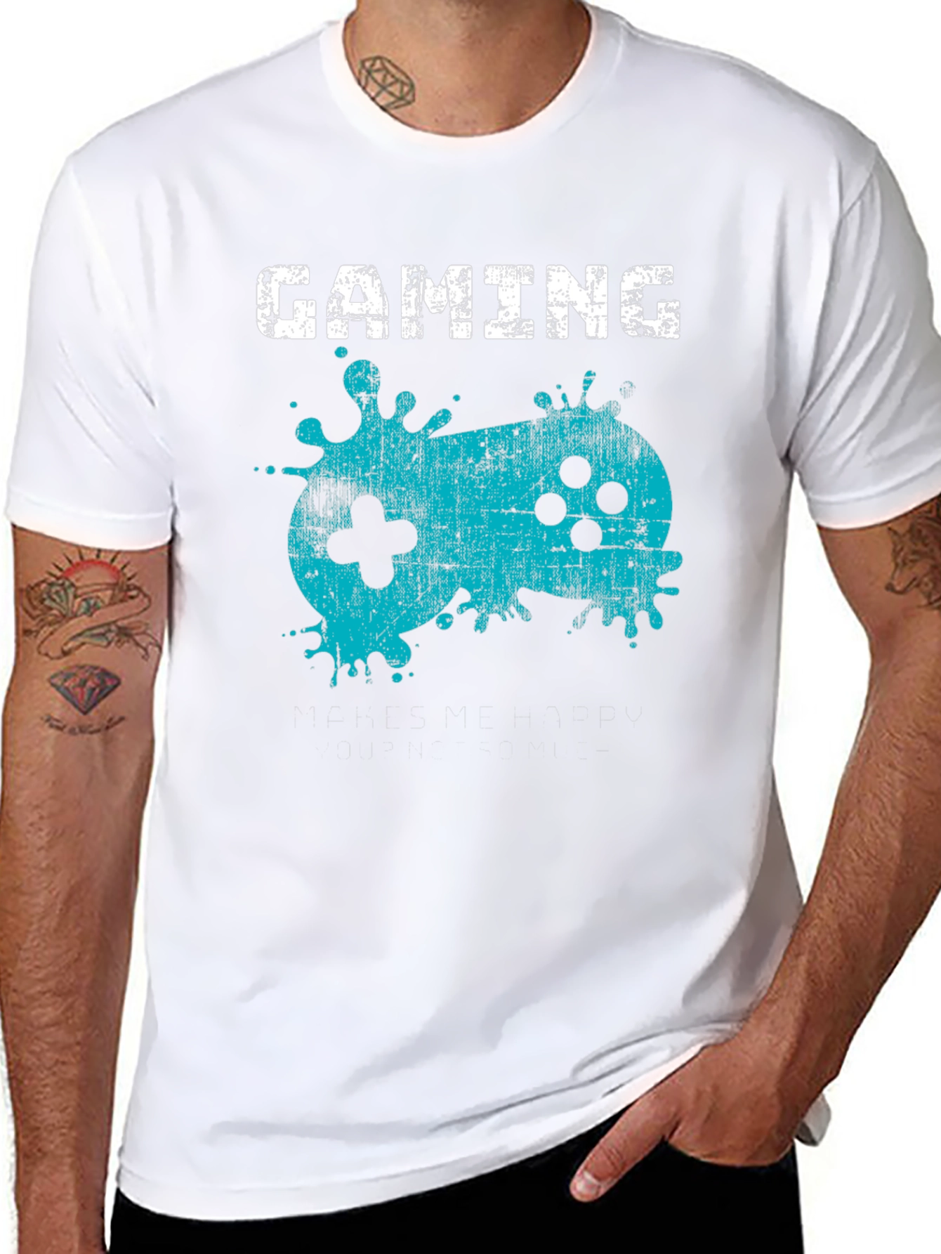 Gaming Splash T-Shirt - Gamer Style