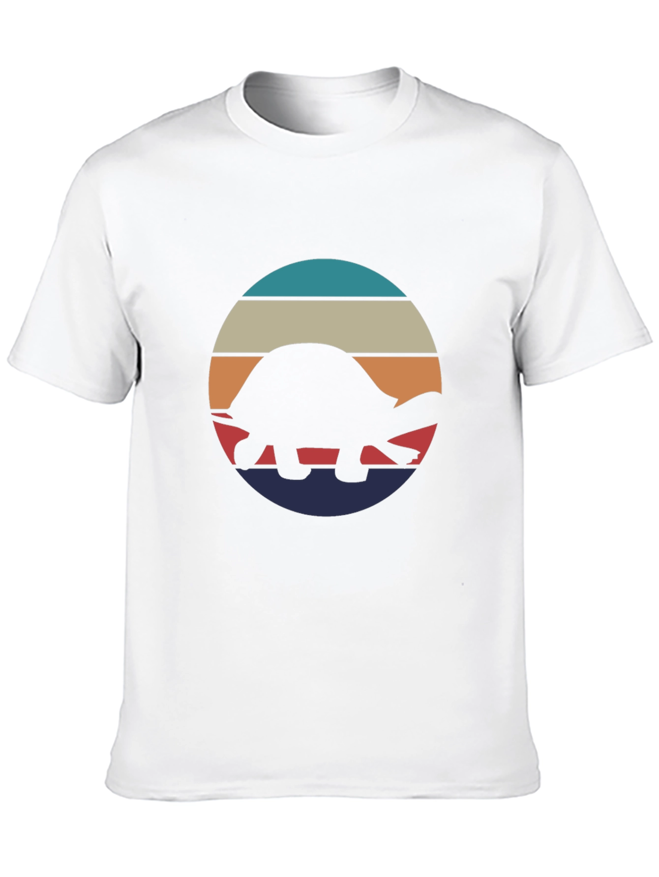 Retro Turtle Silhouette Graphic Tee