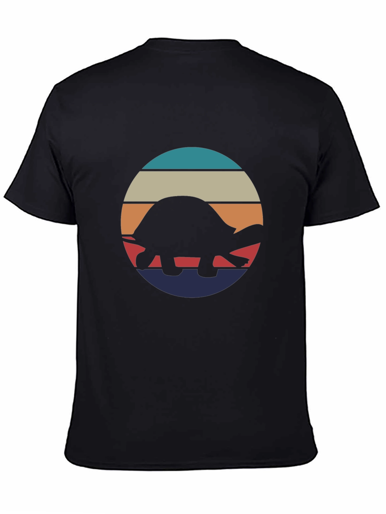 Retro Turtle Silhouette Graphic Tee