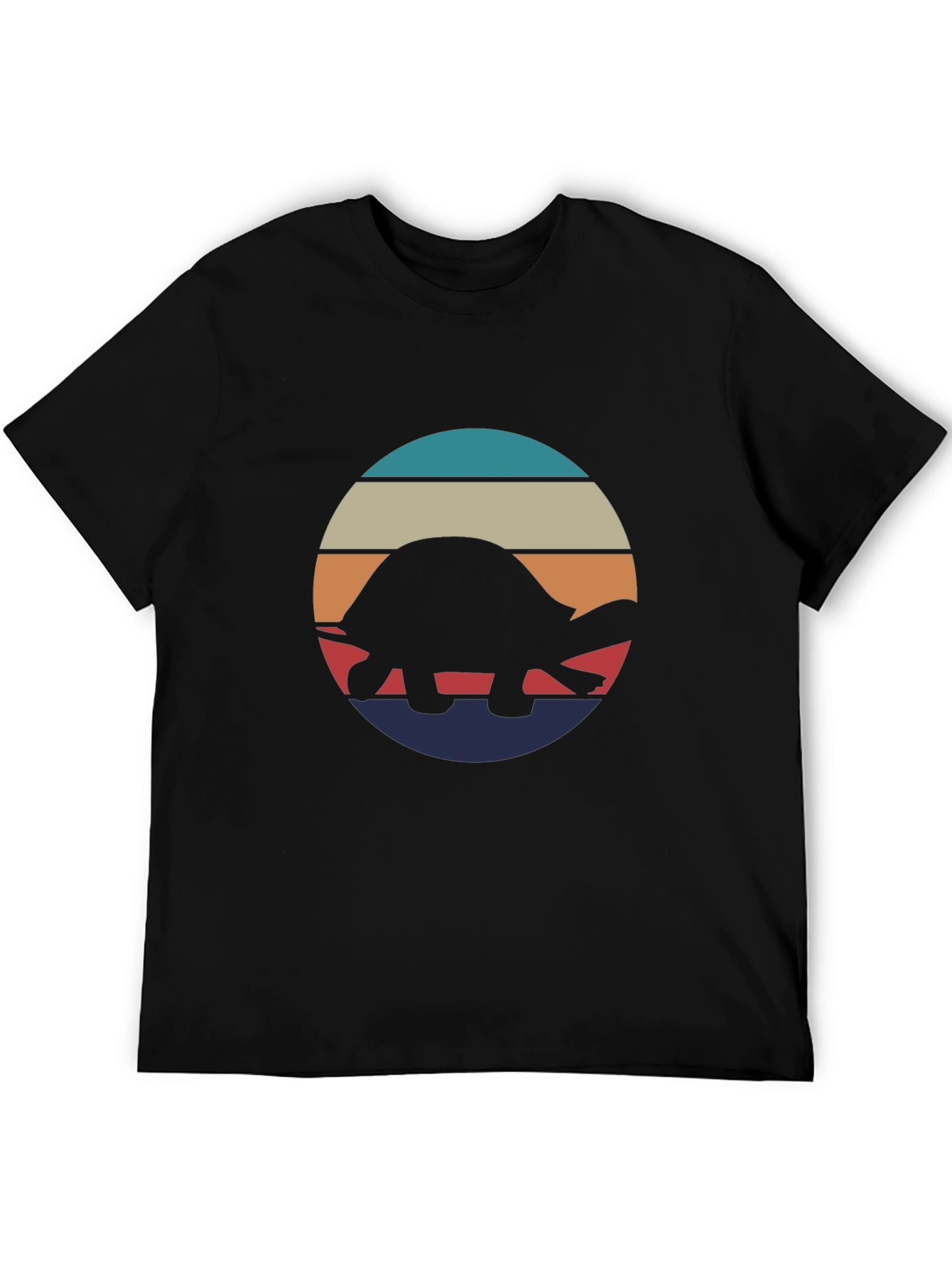 Retro Turtle Silhouette Graphic Tee
