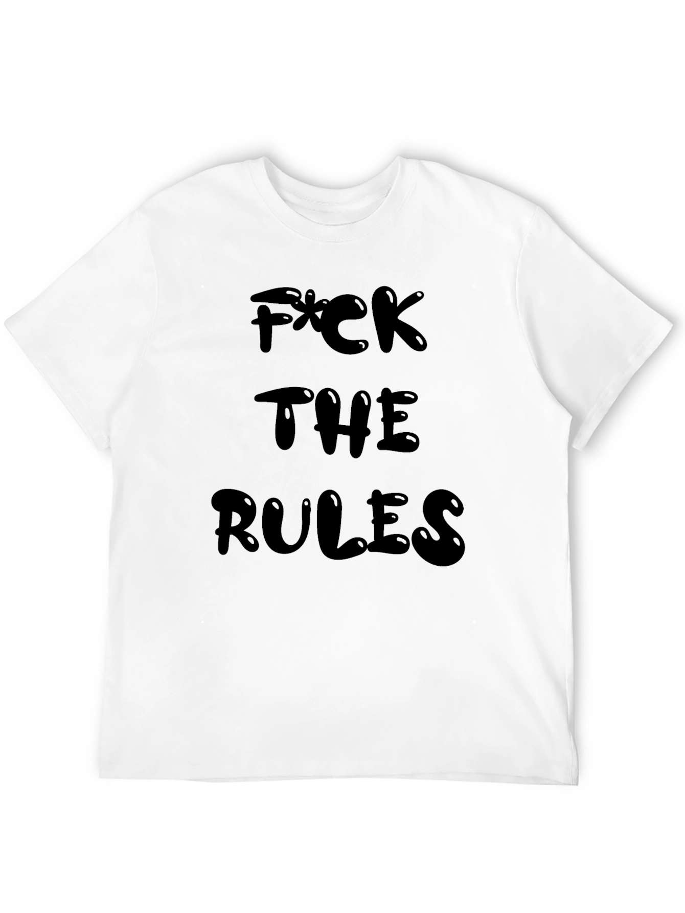 F*ck The Rules Graphic Tee - Black