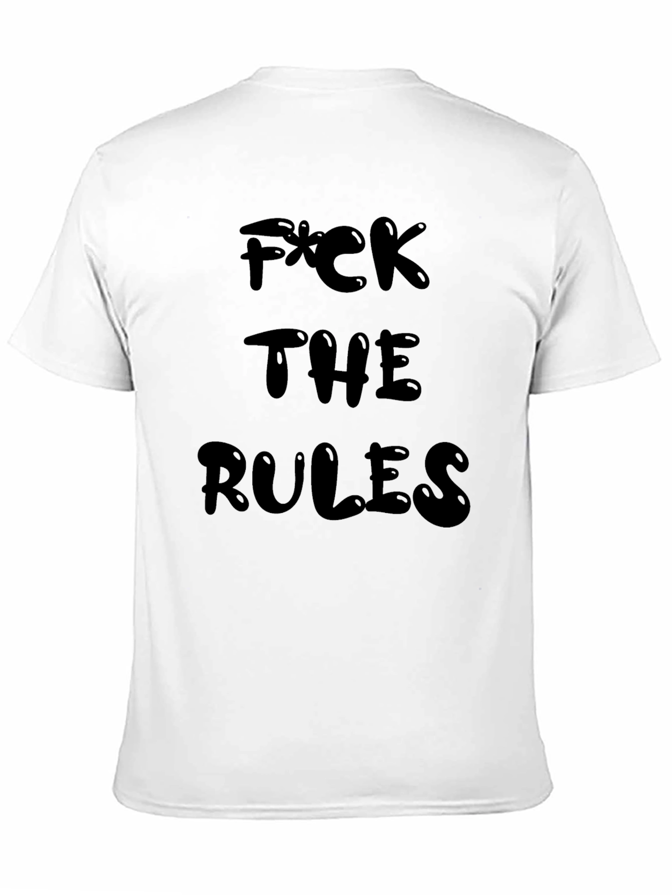 F*ck The Rules Graphic Tee - Black