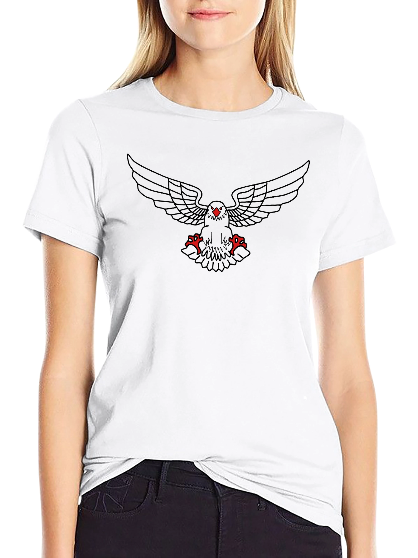 Black Eagle Graphic Tee - Stylish Mens Casual Shirt