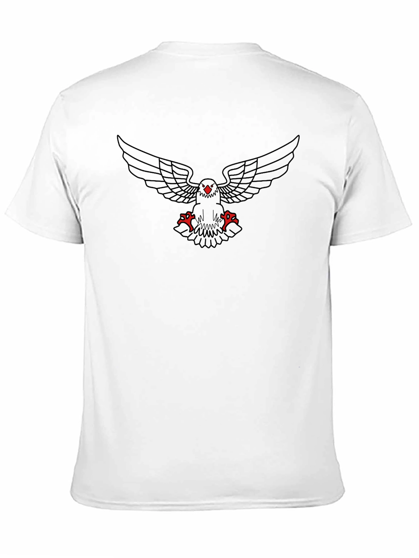 Black Eagle Graphic Tee - Stylish Mens Casual Shirt