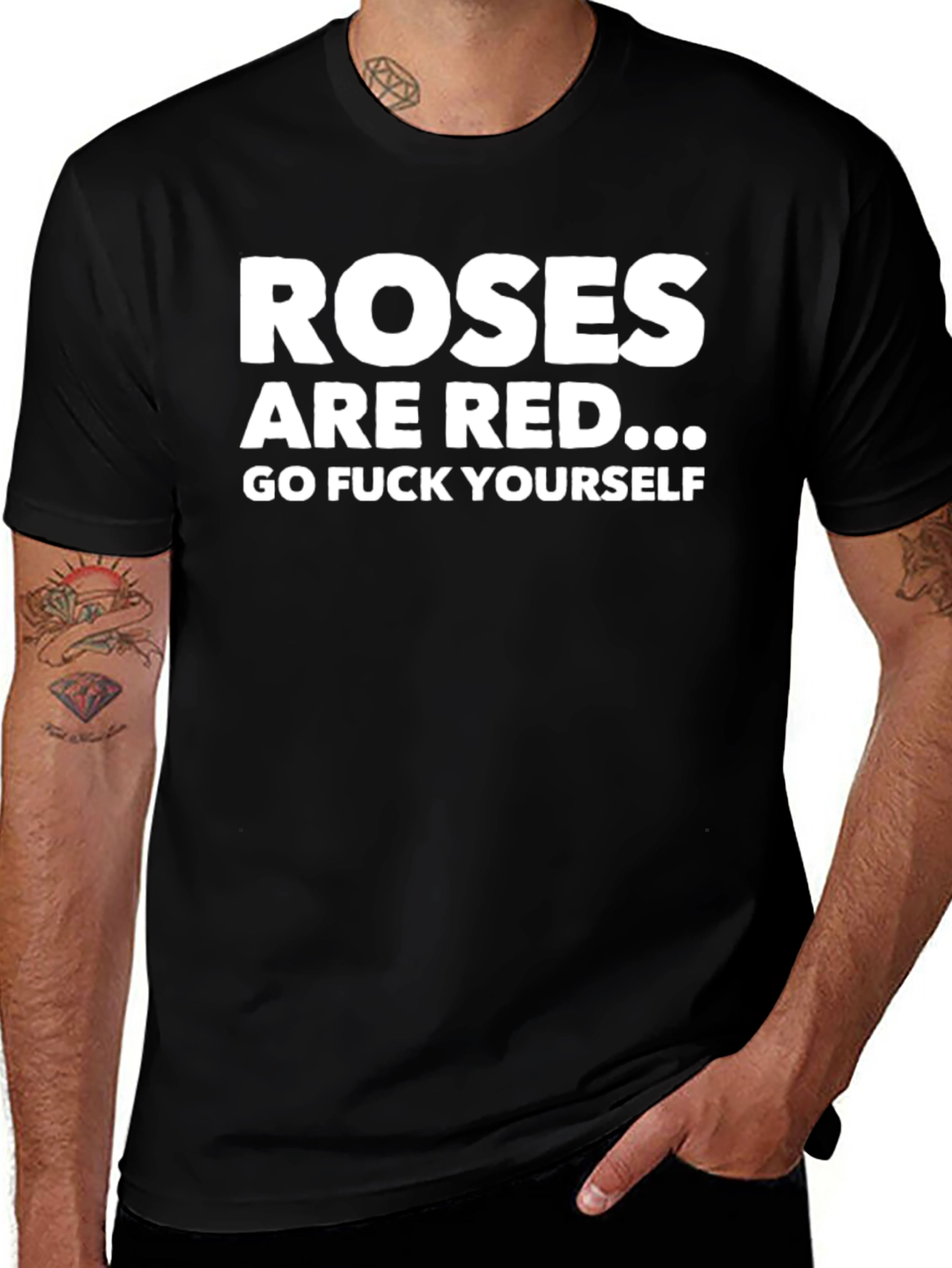 Roses are Red Funny Graphic T-Shirt