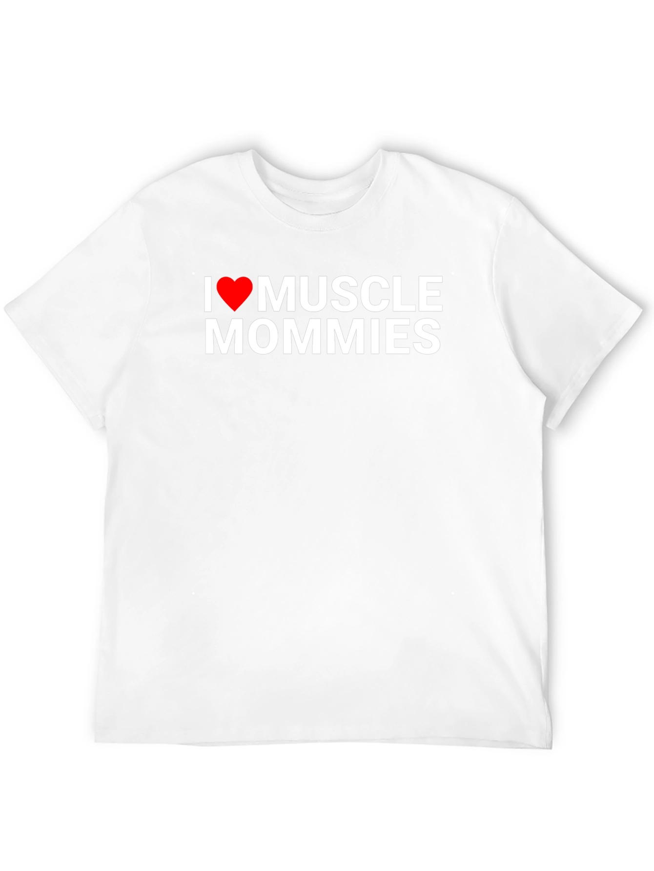 I Heart Muscle Mommies Graphic Tee - Black