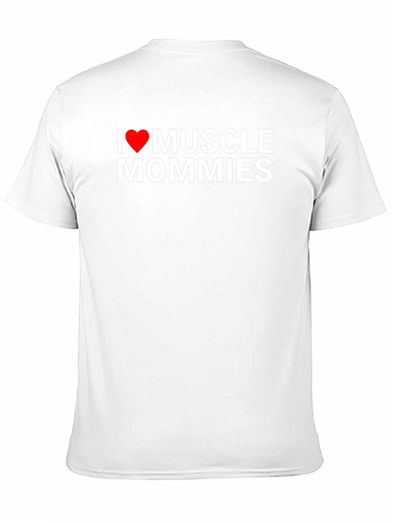 I Heart Muscle Mommies Graphic Tee - Black