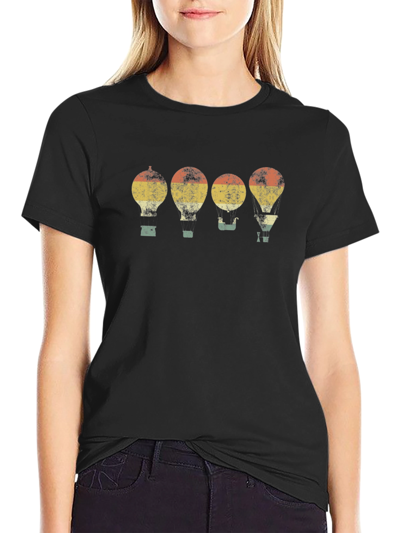 Retro Hot Air Balloon T-Shirt