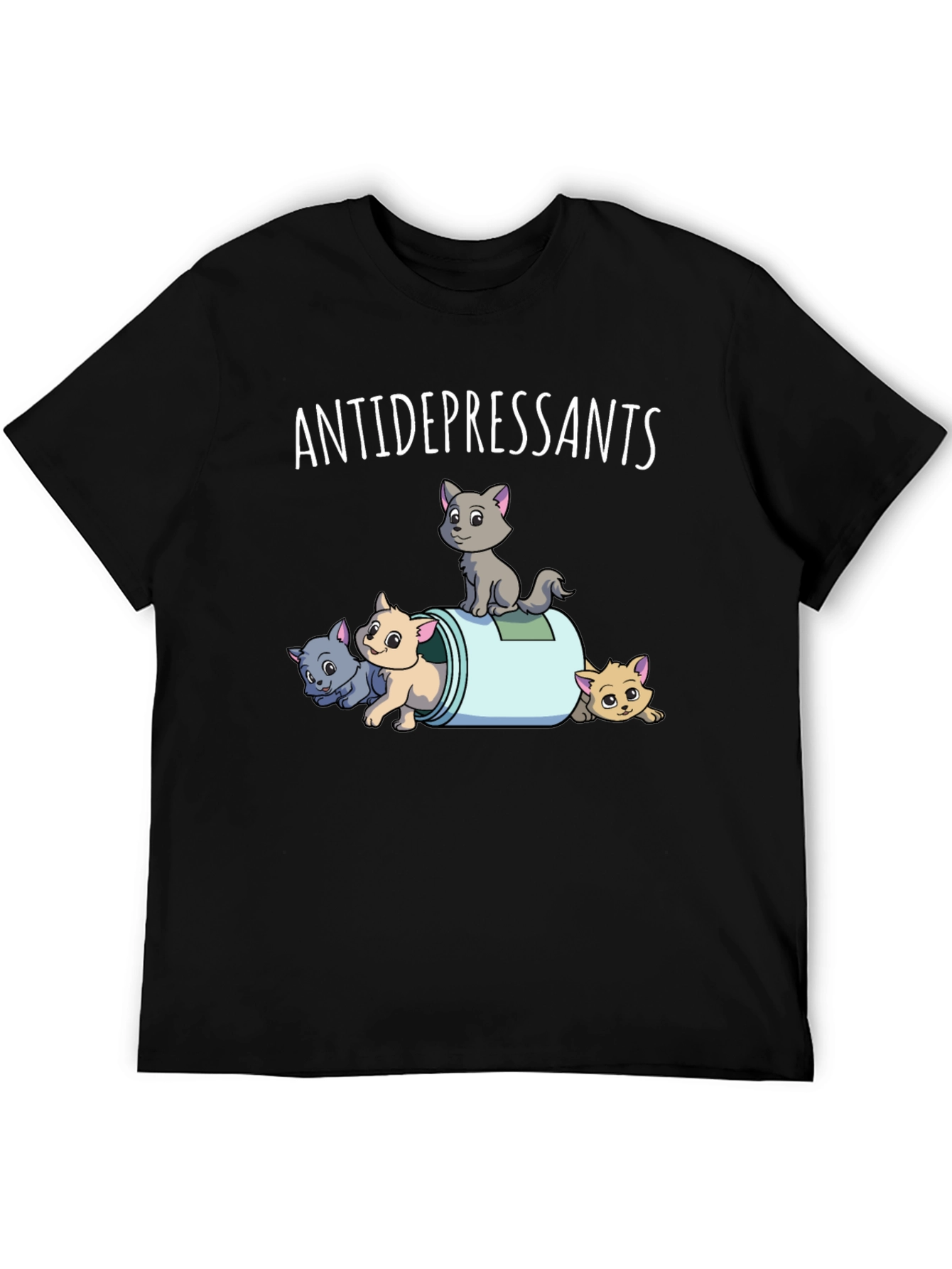 Antidepressants Cats Graphic Tee