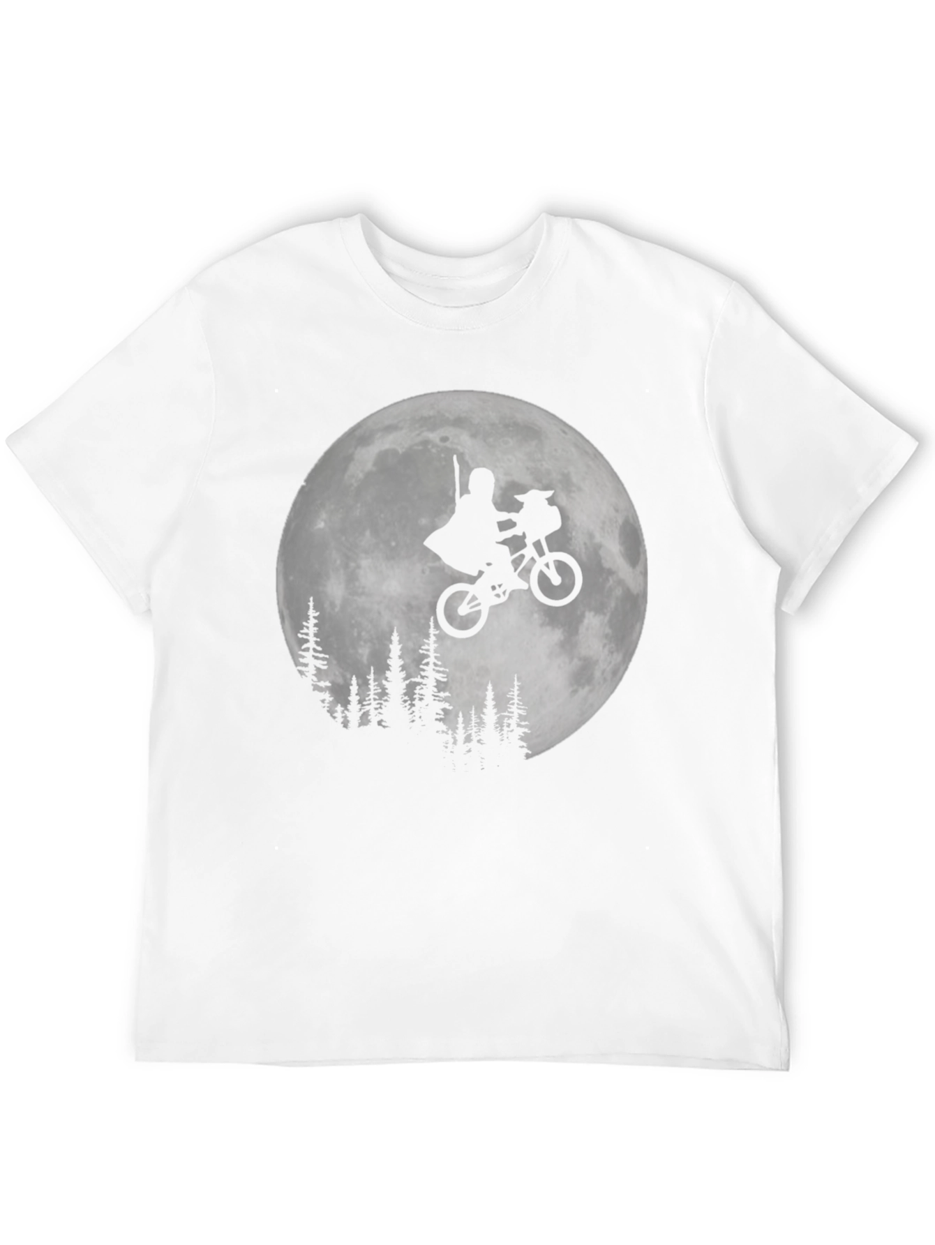 ET Moon Ride Black T-Shirt - Classic Movie Tee